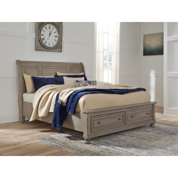Signature Design by Ashley Lettner B733 6 pc Queen Sleigh Storage Bedroom Set