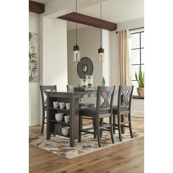 Signature Design by Ashley Caitbrook D388D2 5 pc Counter Height Dining Set