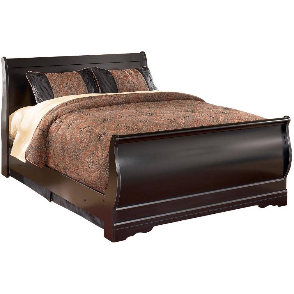  Size_Full --  Huey Vineyard B128B9 Full Sleigh Bed IMAGE 1