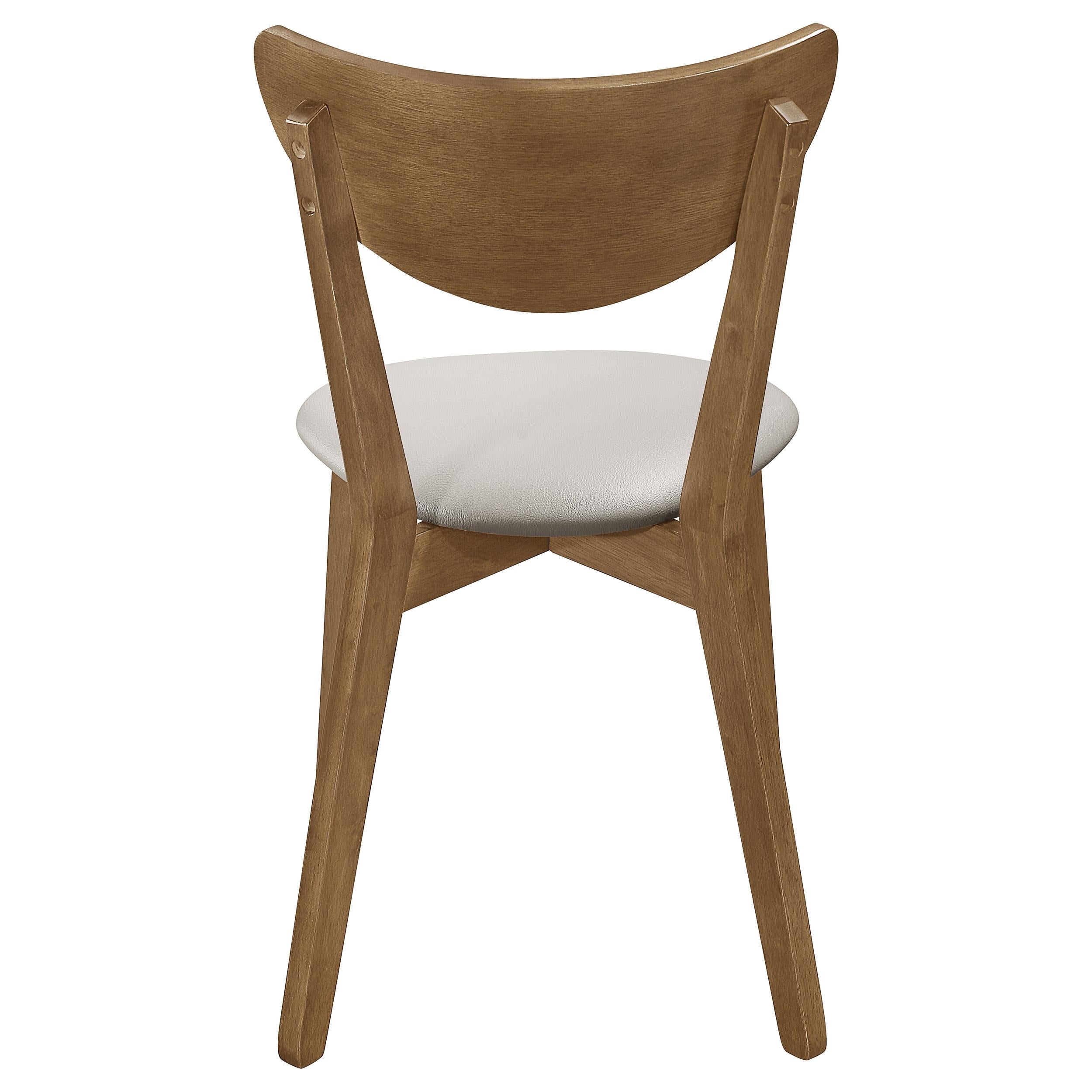  Coaster Furniture Kersey 103062 Wood Dining Side Chair - Chestnut (Set of 2) IMAGE 6