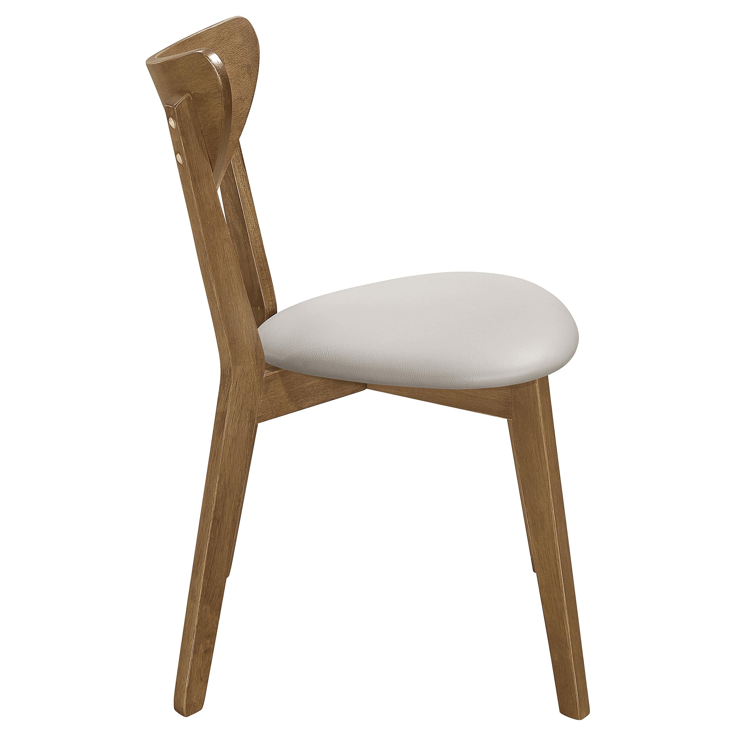  Coaster Furniture Kersey 103062 Wood Dining Side Chair - Chestnut (Set of 2) IMAGE 8