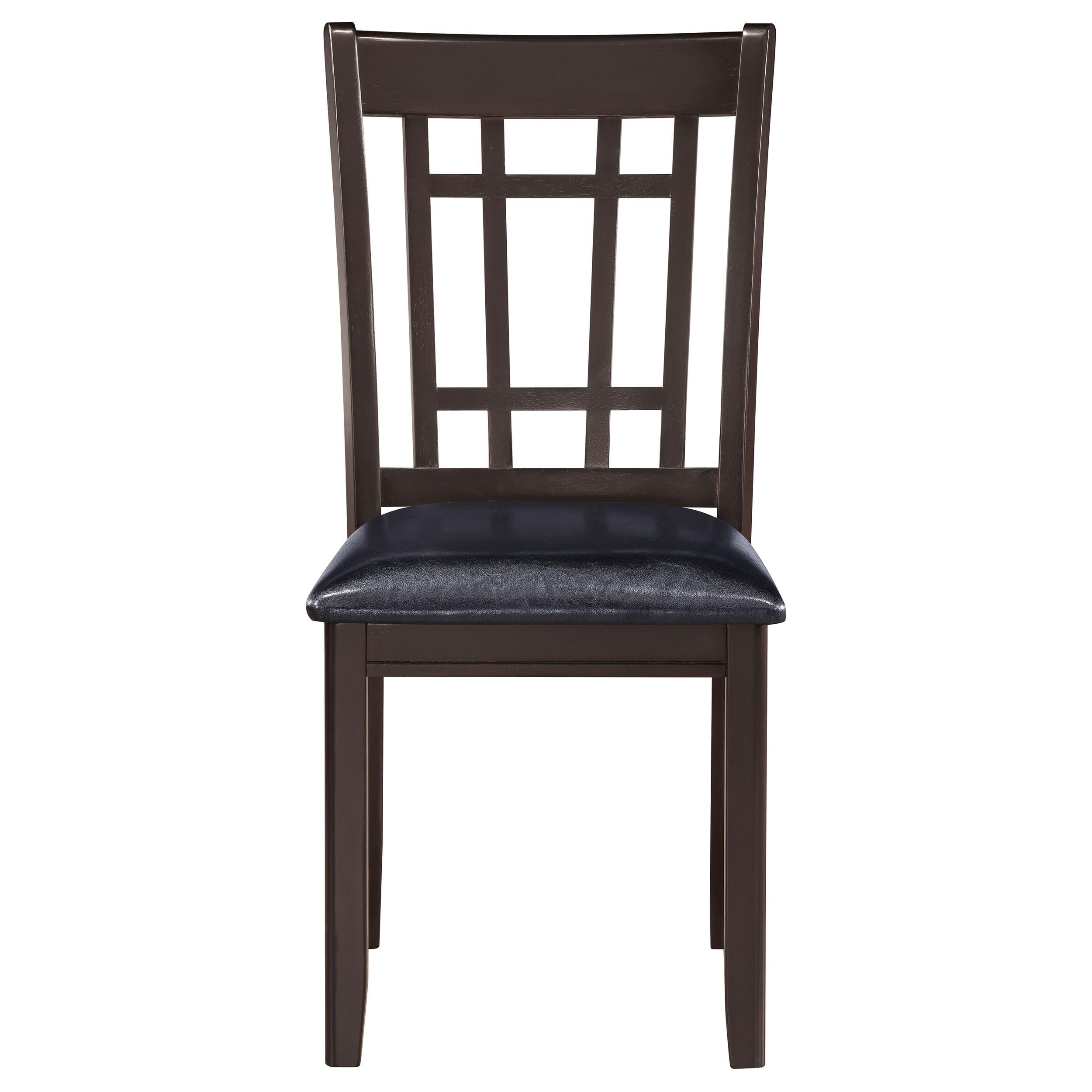  Coaster Furniture Lavon 102672 Wood Dining Side Chair - Espresso (Set of 2) IMAGE 2