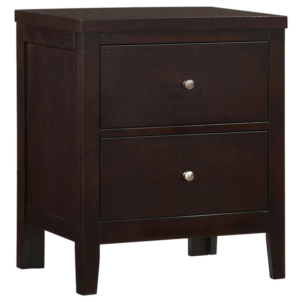 Coaster Furniture Carlton 202092 2-Drawer Nightstand - Cappuccino