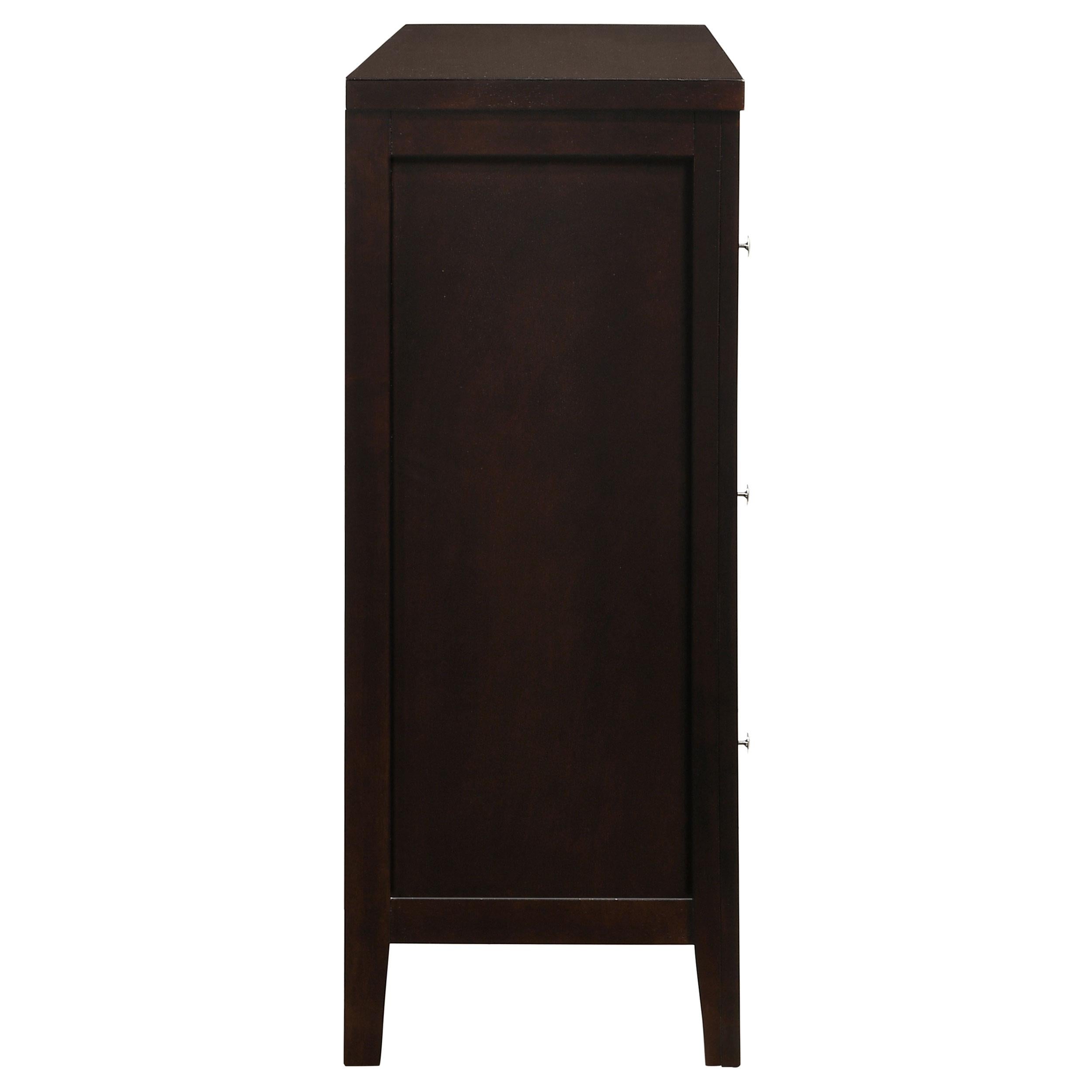  Coaster Furniture Carlton 202093 6-Drawer Dresser - Cappuccino IMAGE 8