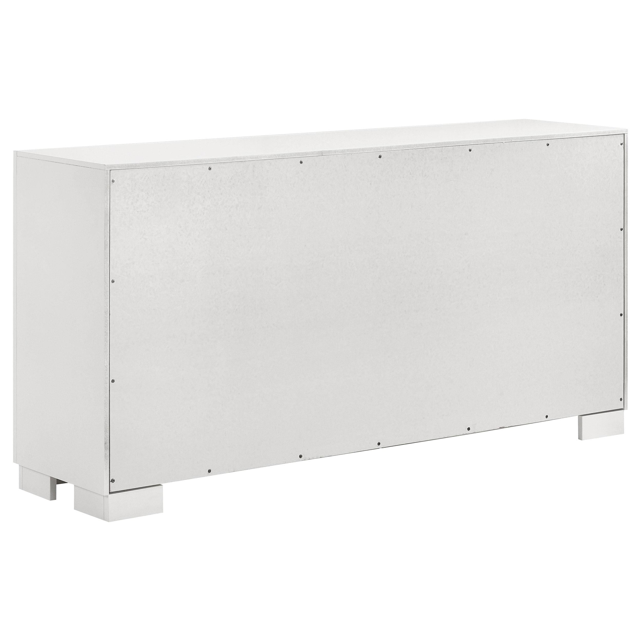  Coaster Furniture Jessica 202993 6-Drawer Dresser - Snow White IMAGE 5