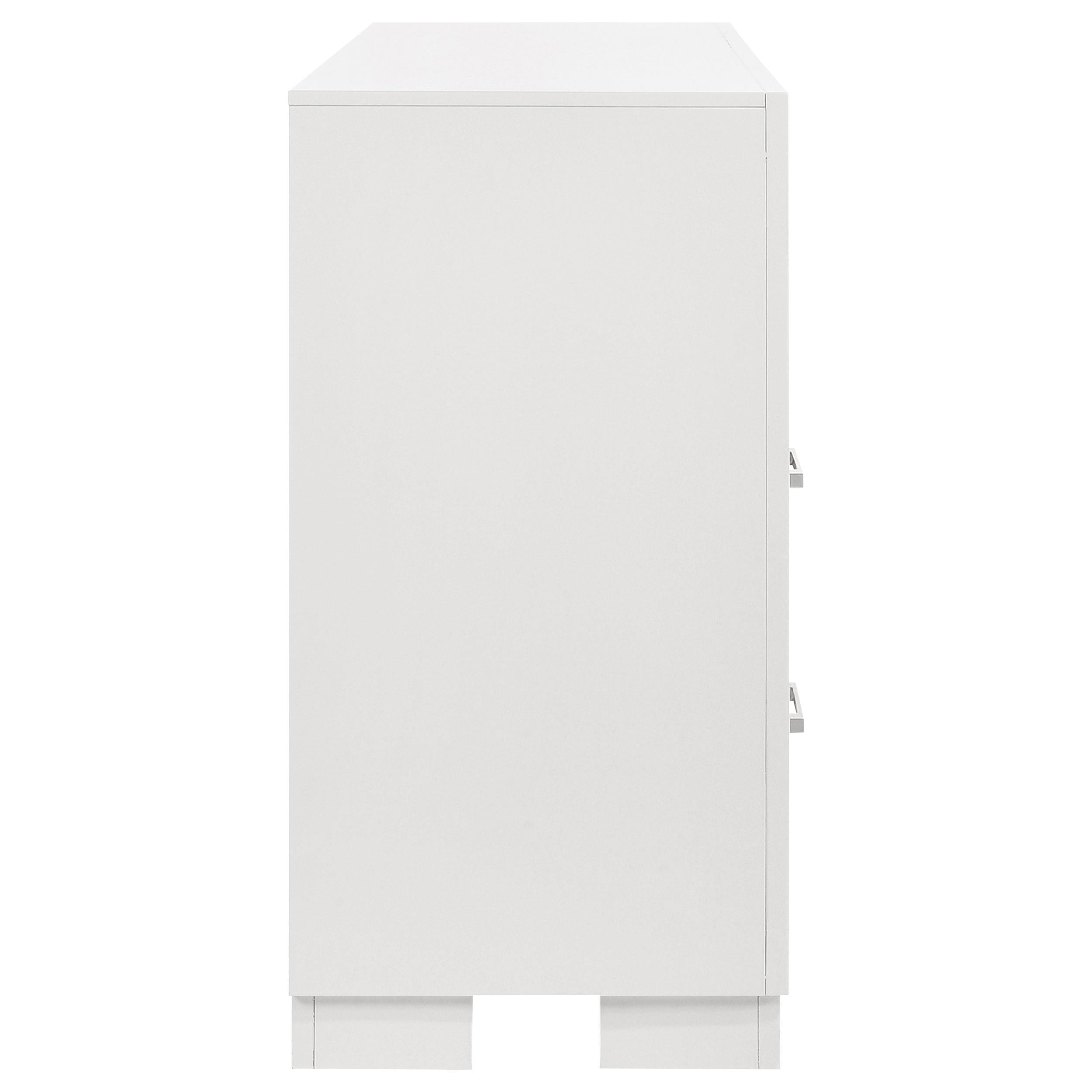  Coaster Furniture Jessica 202993 6-Drawer Dresser - Snow White IMAGE 8