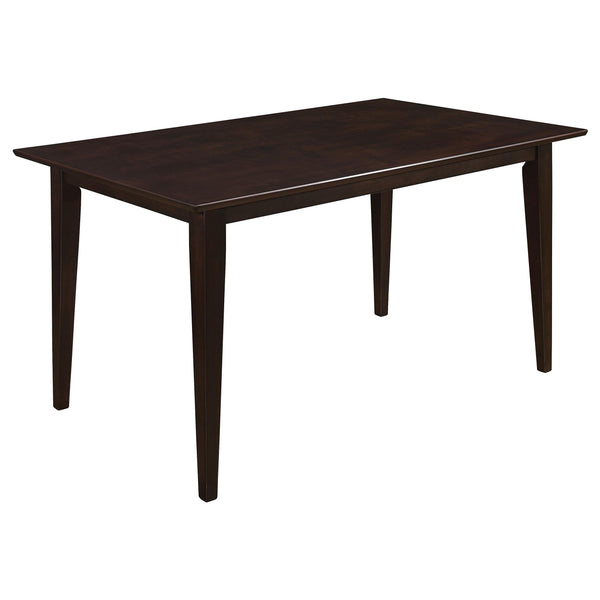 Coaster Furniture Gabriel 100771 Rectangular 59-inch Wood Dining Table - Cappuccino