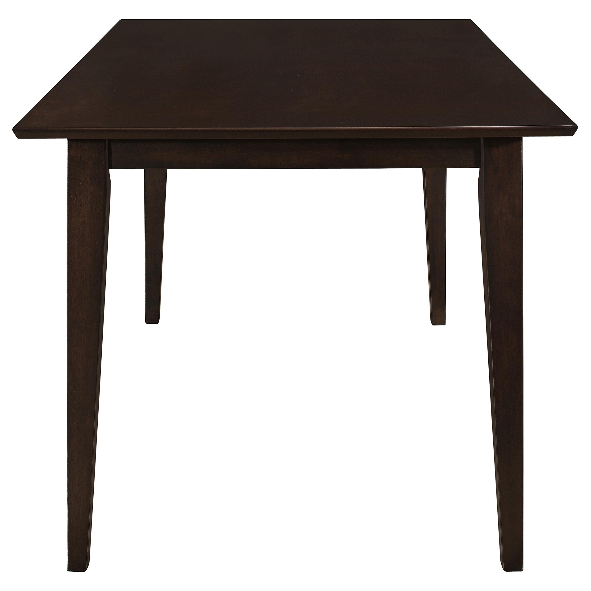  Coaster Furniture Gabriel 100771 Rectangular 59-inch Wood Dining Table - Cappuccino IMAGE 3