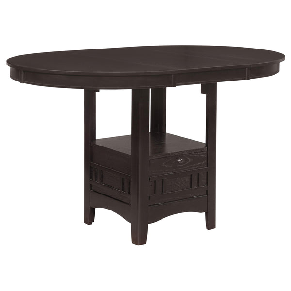Coaster Furniture Lavon 102888 Oval 60-inch Extension Counter Dining Table - Espresso