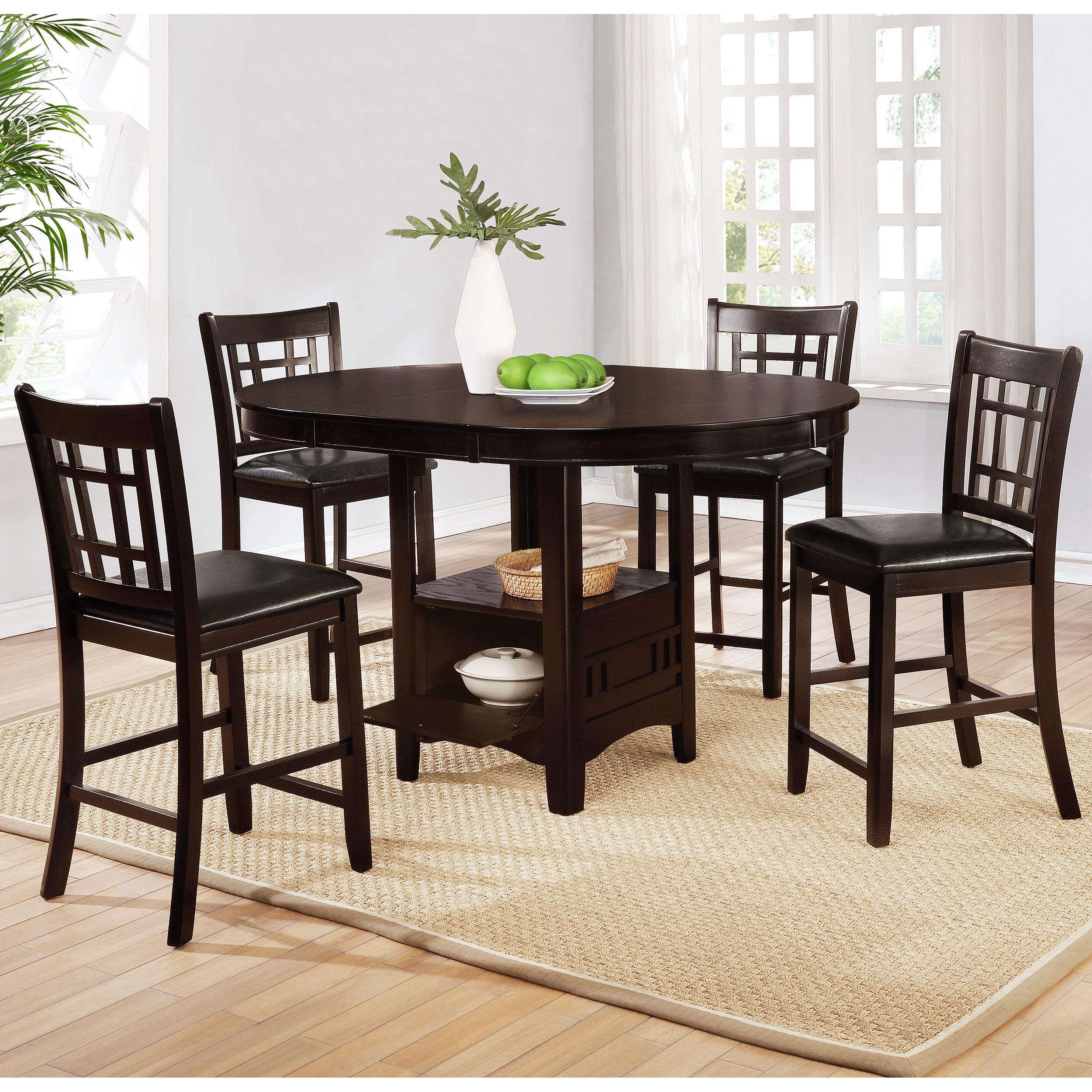  Coaster Furniture Lavon 102889 Wood Counter Chair - Black and Espresso (Set of 2) IMAGE 10