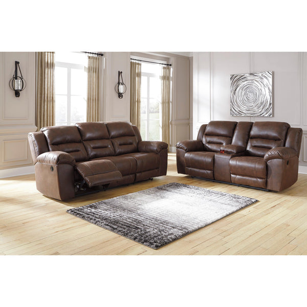 Signature Design by Ashley Stoneland 39904U1 2 pc Reclining Living Room Set - Chocolate