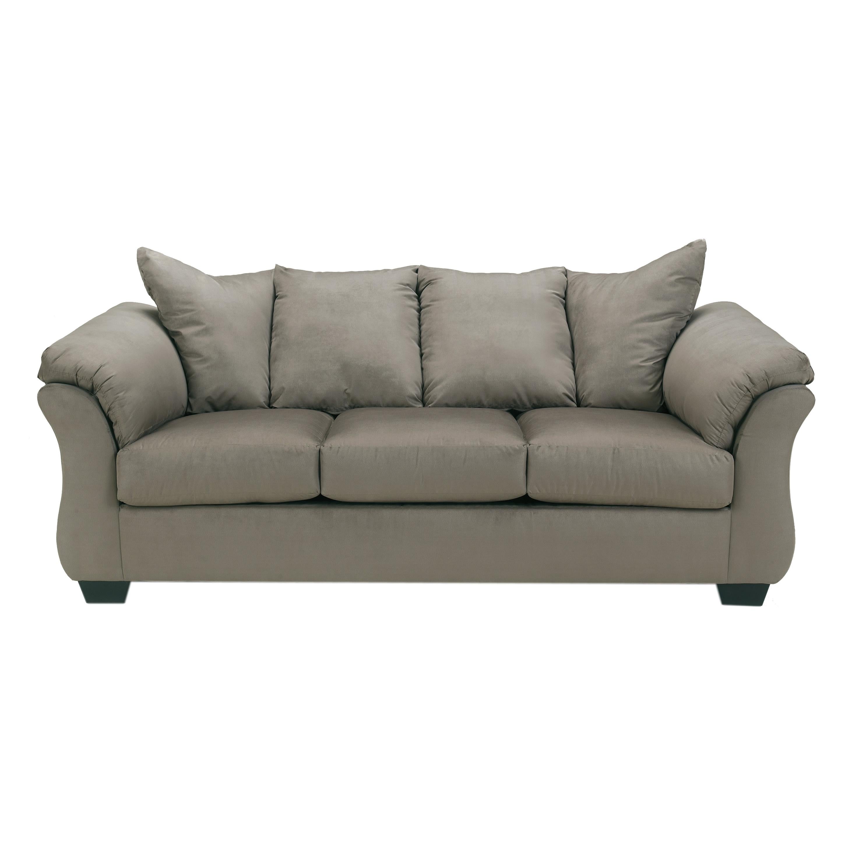  Manufacturer Color_Cobblestone --  Signature Design by Ashley Darcy Stationary Fabric Sofa IMAGE 1