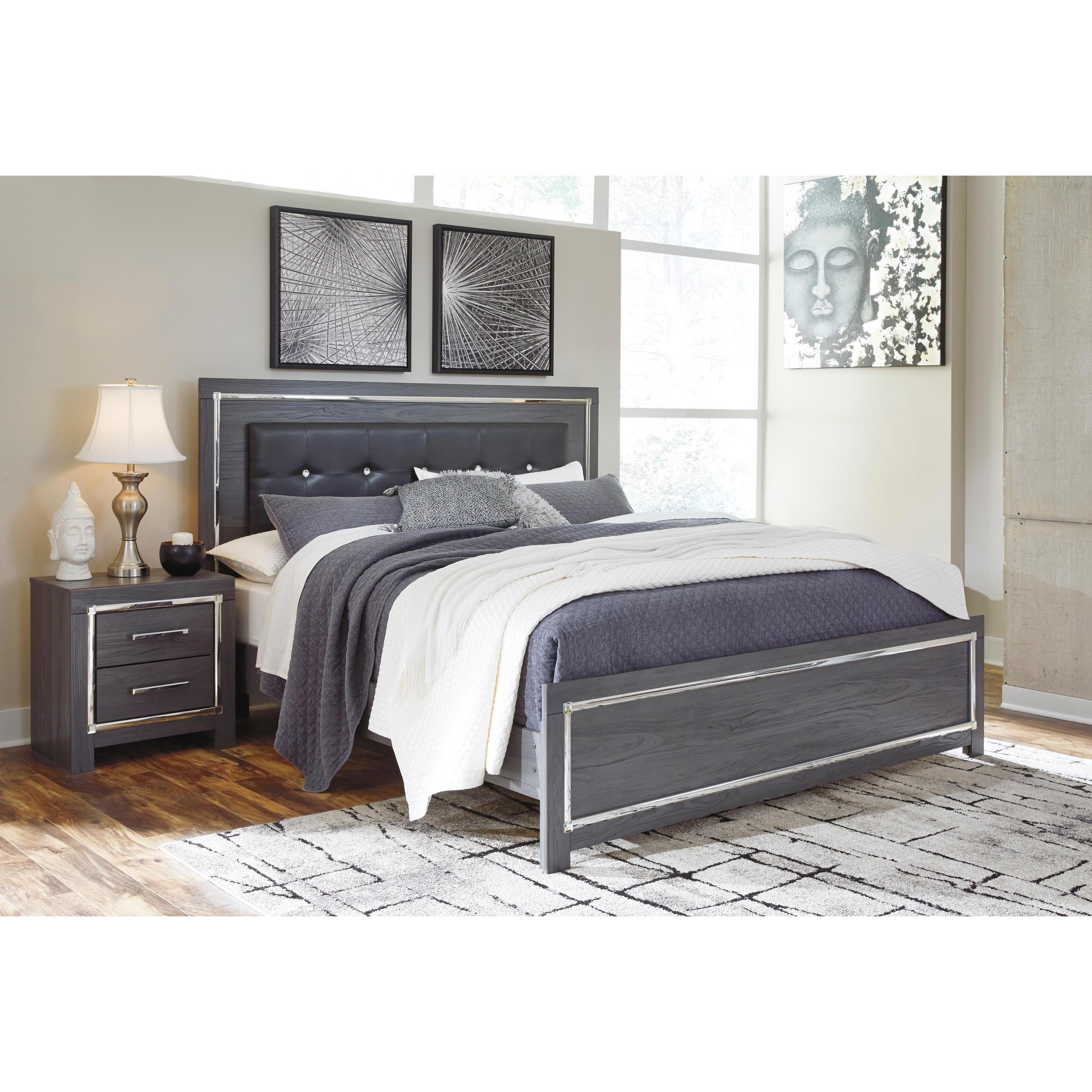  Signature Design by Ashley Lodanna B214B26 7 pc King Panel Bedroom Set IMAGE 2