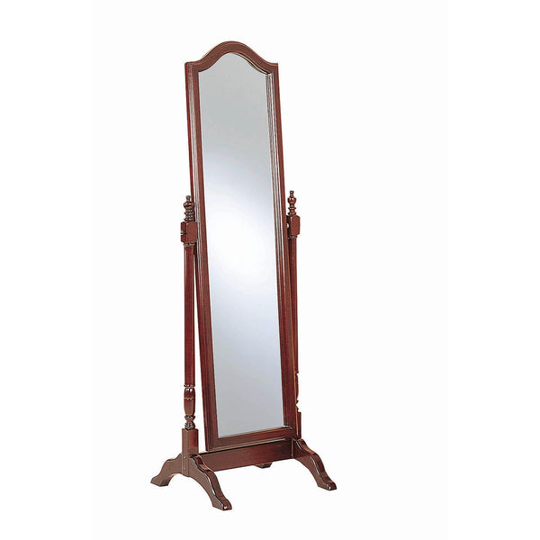 Coaster Furniture Cabot 3103 Wood Adjustable Full Length Cheval Mirror - Merlot