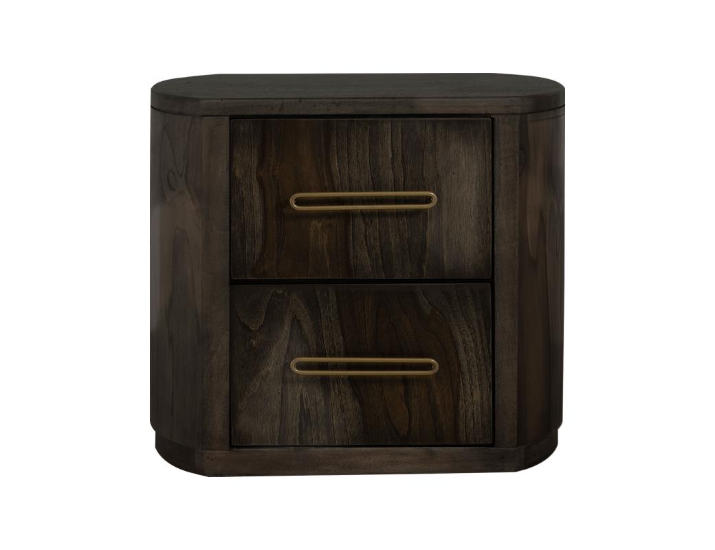 BALAM 2 Drawer Nightstand-Nightstand-New Braunfels Mattress Company-Black-New Braunfels Mattress Company