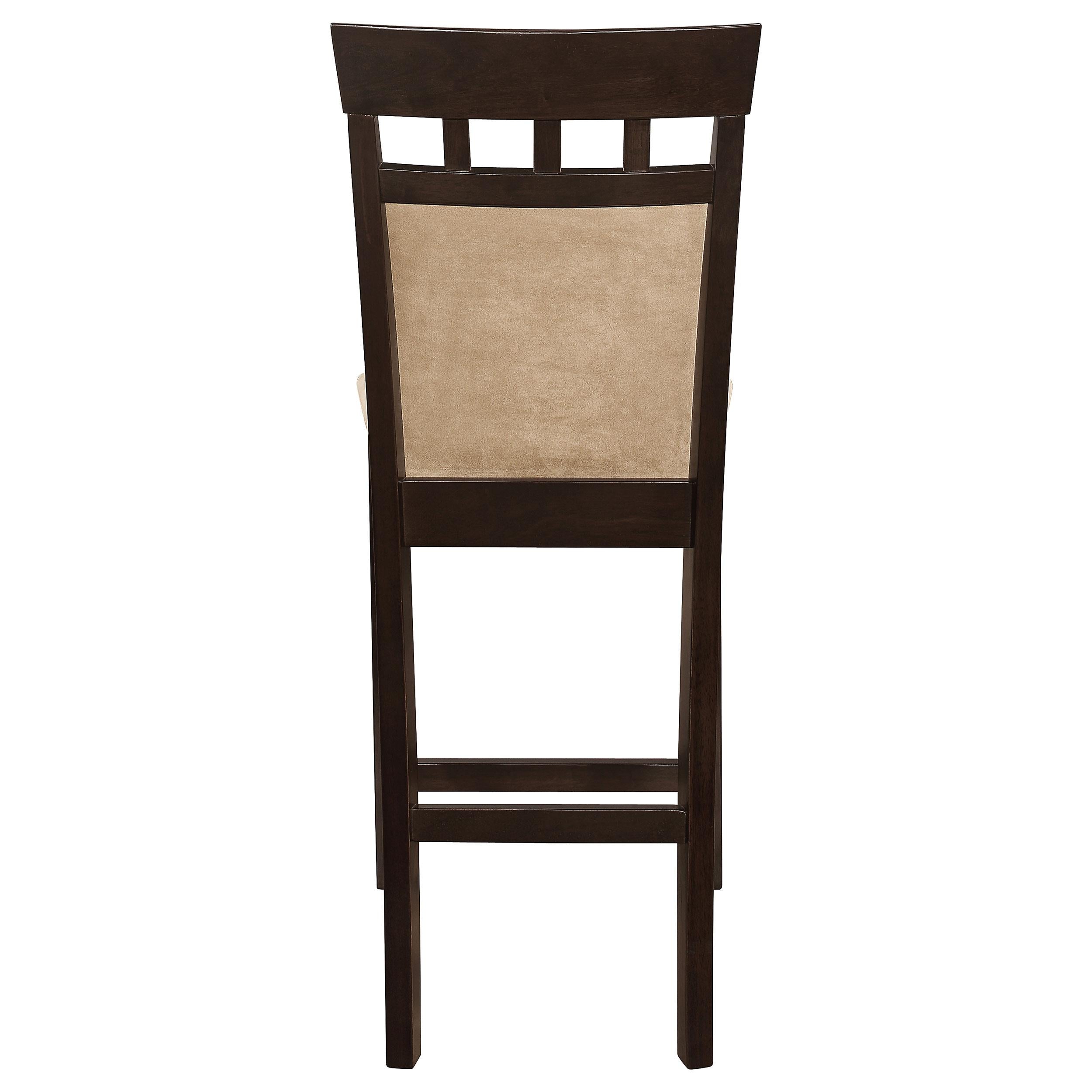  Coaster Furniture Gabriel 100219 Closed Back Counter Chair - Cappuccino (Set of 2) IMAGE 6
