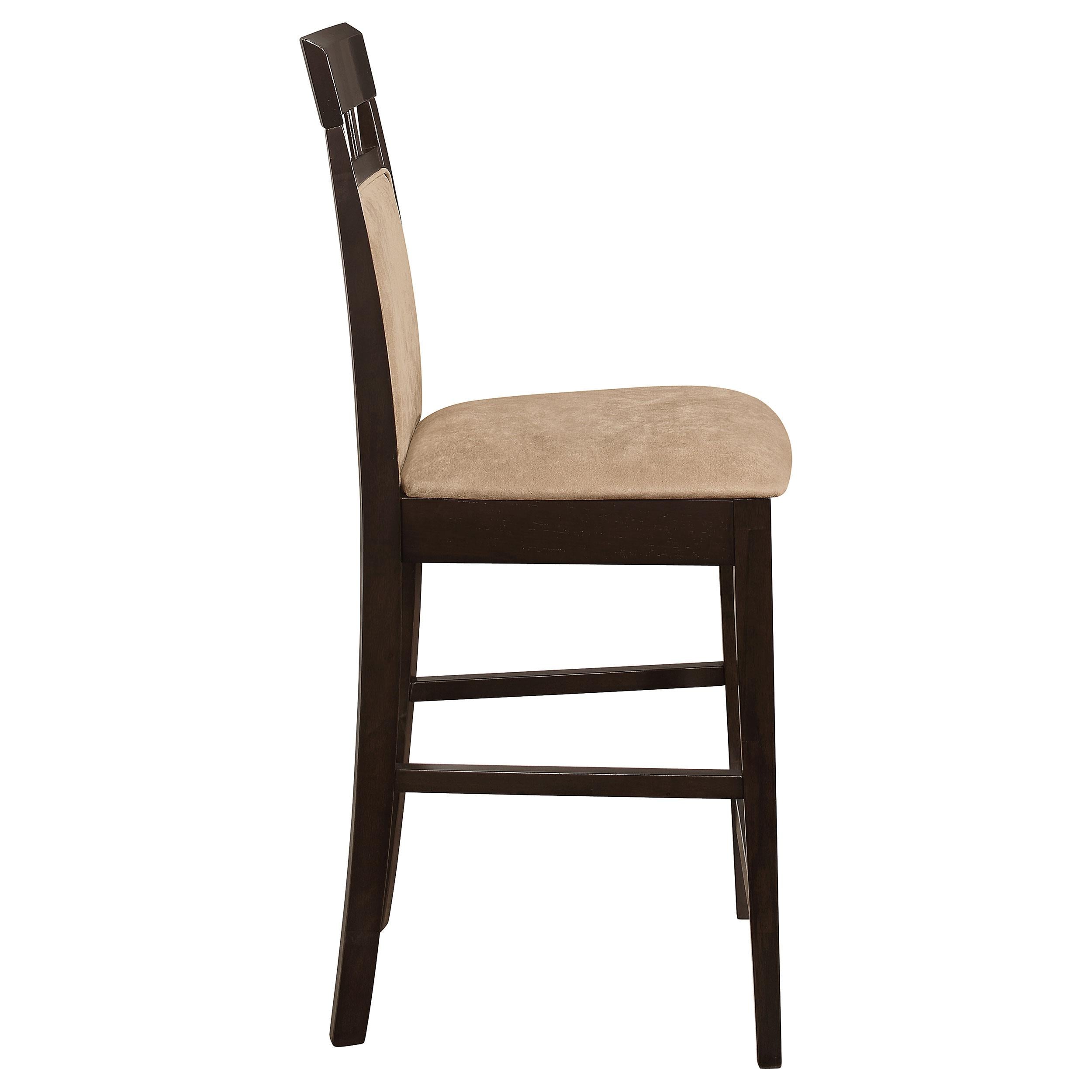  Coaster Furniture Gabriel 100219 Closed Back Counter Chair - Cappuccino (Set of 2) IMAGE 8