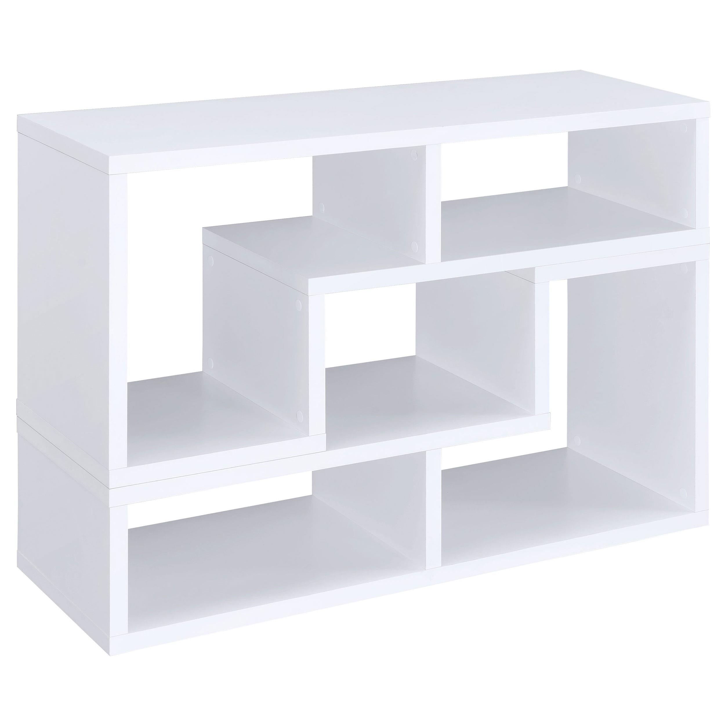  Coaster Furniture Velma 800330 Multipurpose TV Stand and Bookshelf - White IMAGE 2