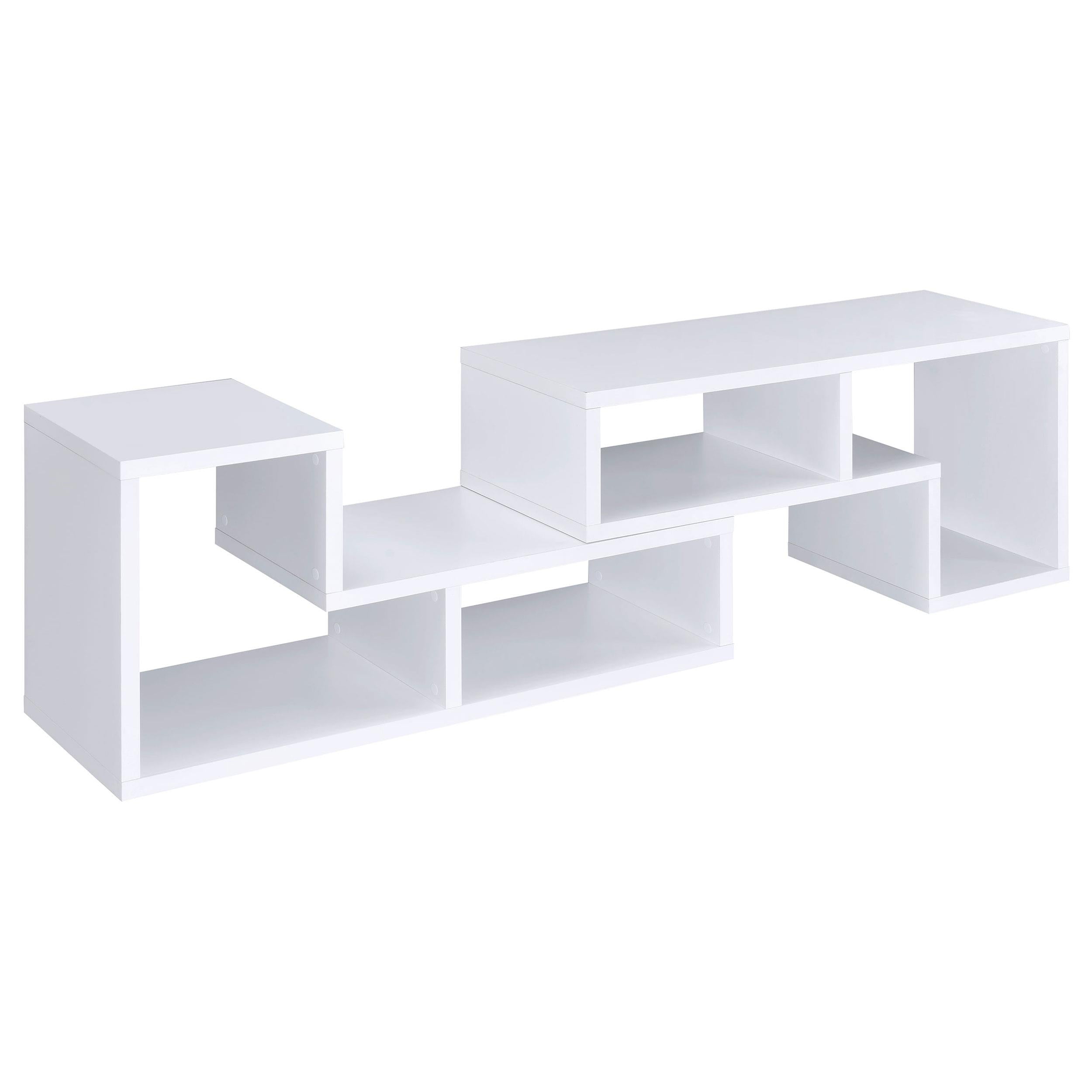  Coaster Furniture Velma 800330 Multipurpose TV Stand and Bookshelf - White IMAGE 8