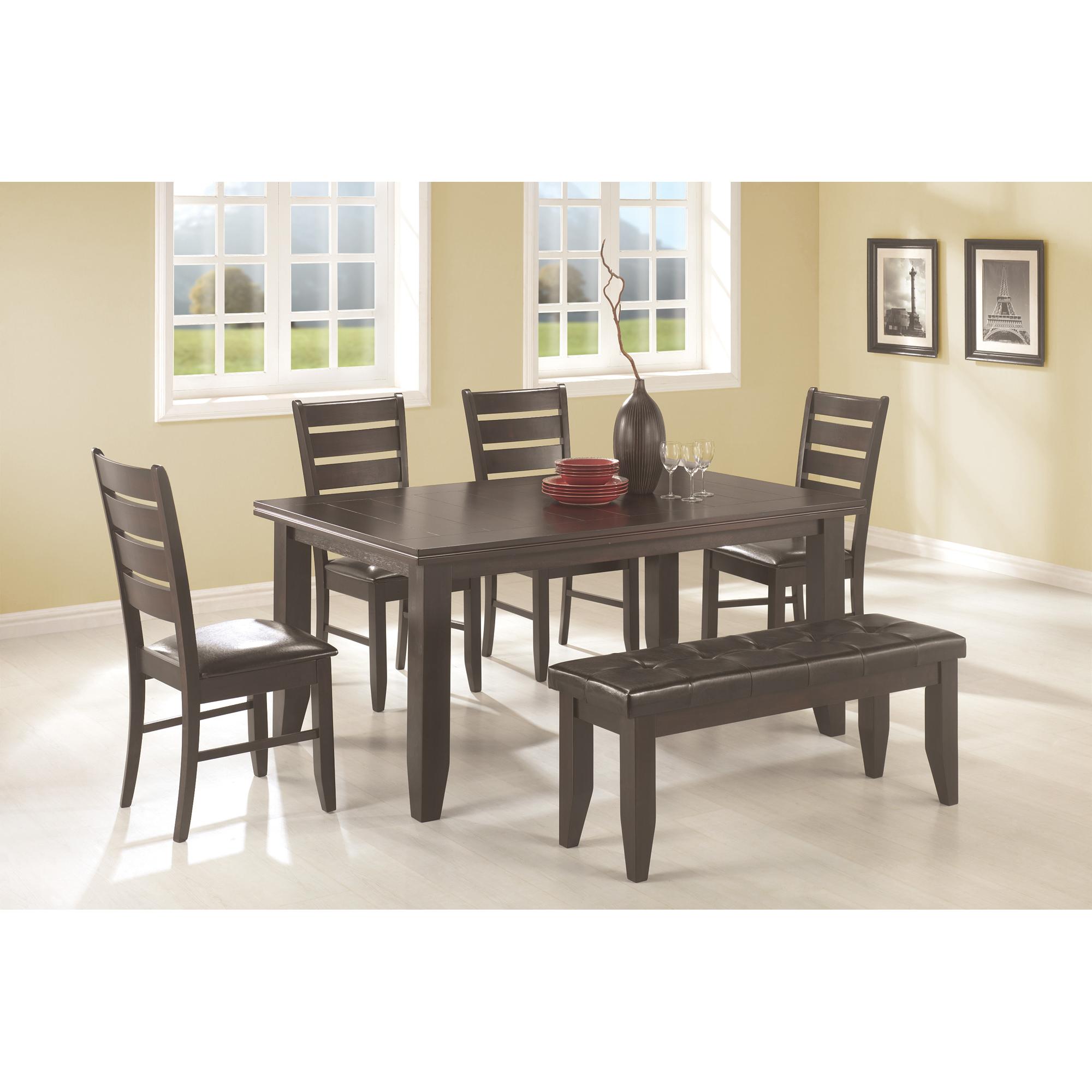  Coaster Furniture Dalila 102723 Leatherette Upholstered Wood Dining Bench - Cappuccino IMAGE 3