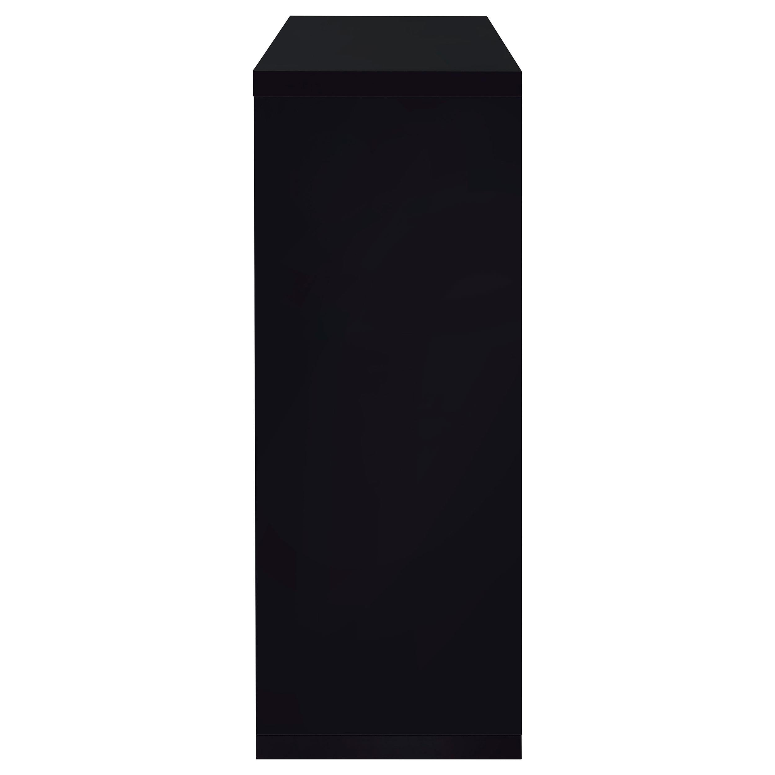  Coaster Furniture Prescott 100165 Rectangular Home Wine Table - Black High Gloss IMAGE 4