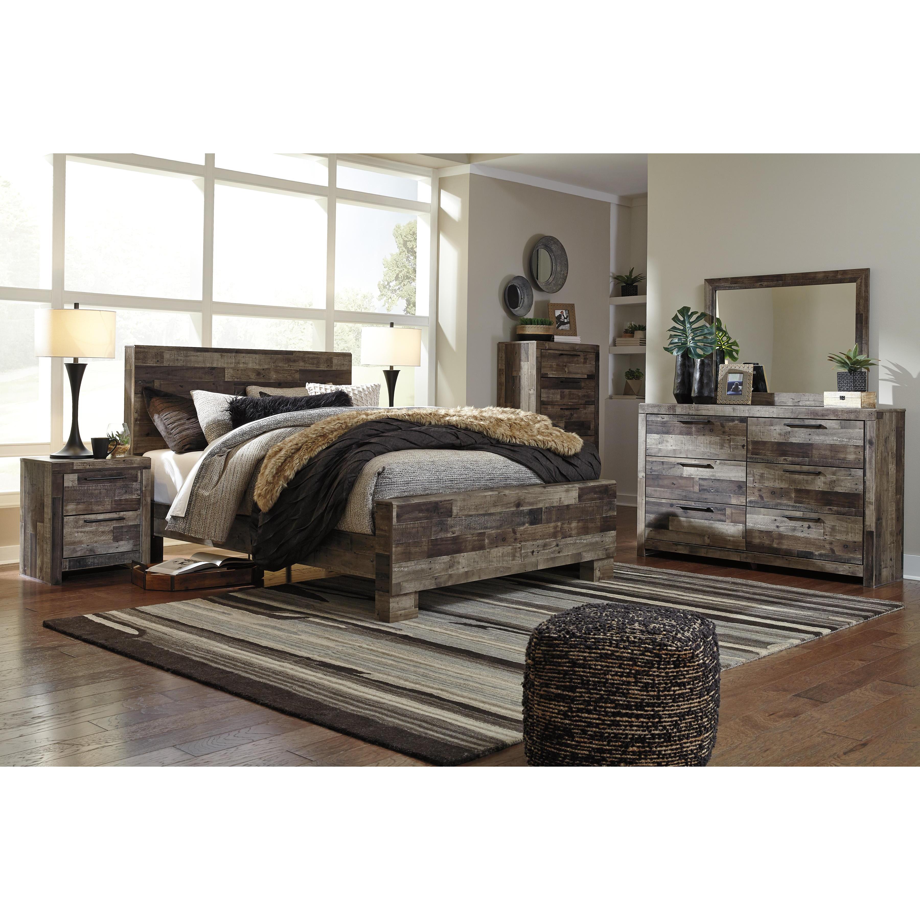  Benchcraft Derekson B200 5 pc Queen Panel Bedroom Set IMAGE 1