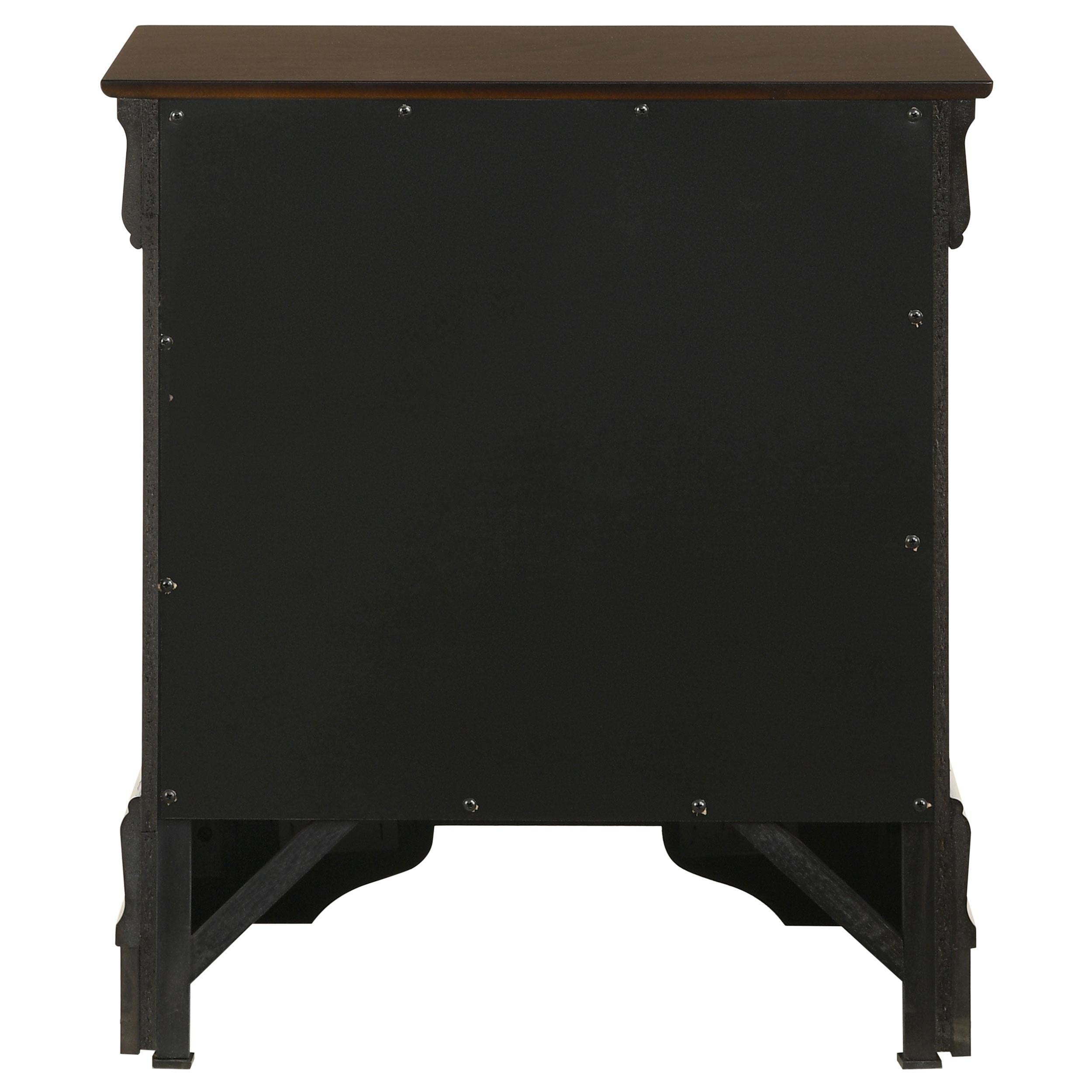  Coaster Furniture Louis Philippe 202412 2-Drawer Nightstand - Cappuccino IMAGE 6