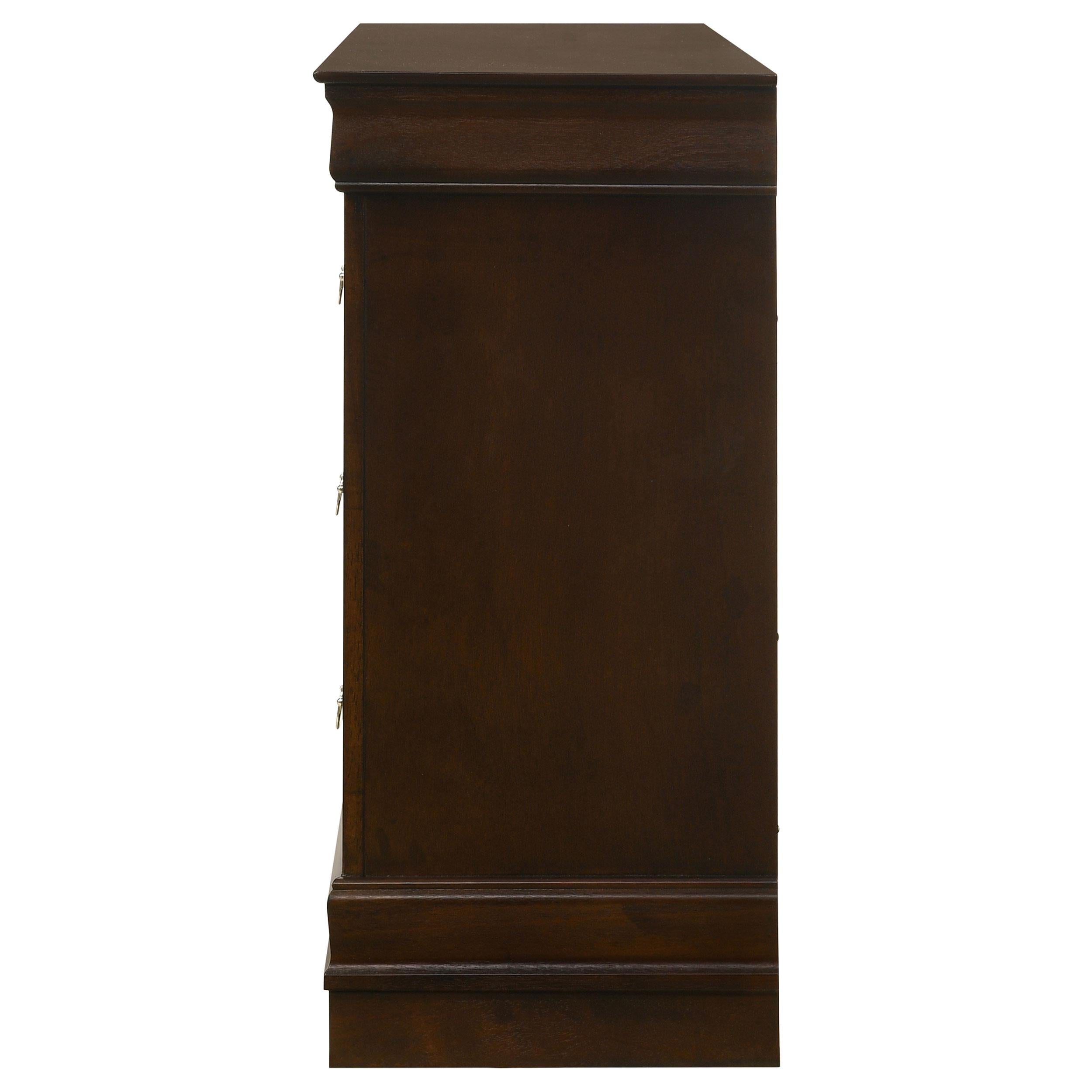  Coaster Furniture Louis Philippe 202413 6-Drawer Dresser - Cappuccino IMAGE 4