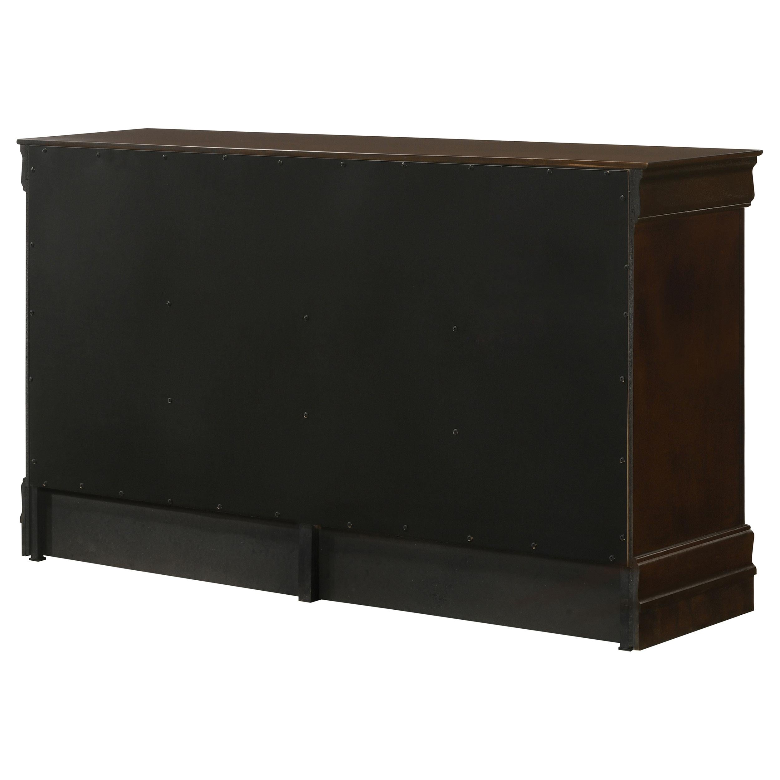  Coaster Furniture Louis Philippe 202413 6-Drawer Dresser - Cappuccino IMAGE 7