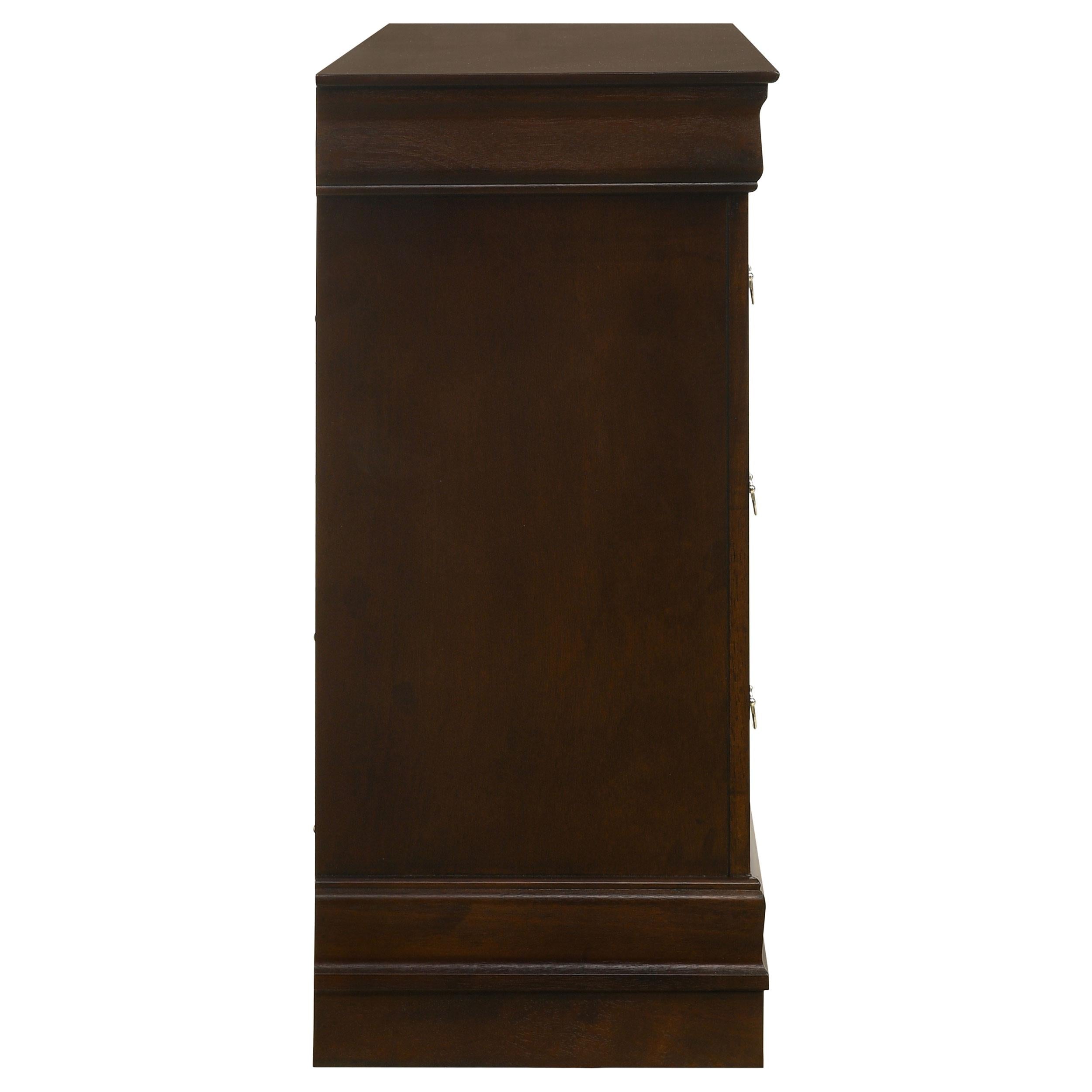  Coaster Furniture Louis Philippe 202413 6-Drawer Dresser - Cappuccino IMAGE 8