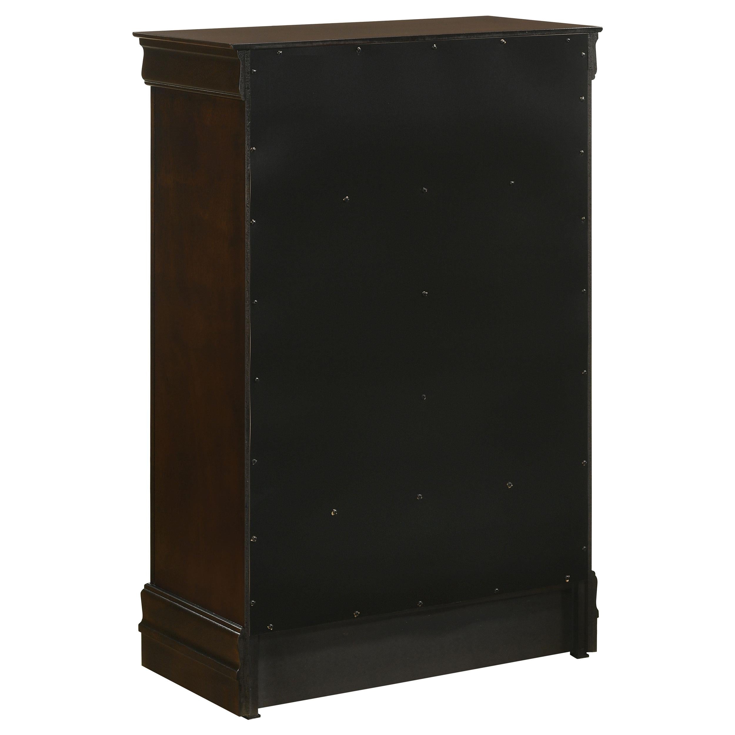  Coaster Furniture Louis Philippe 202415 5-Drawer Bedroom Chest - Cappuccino IMAGE 5