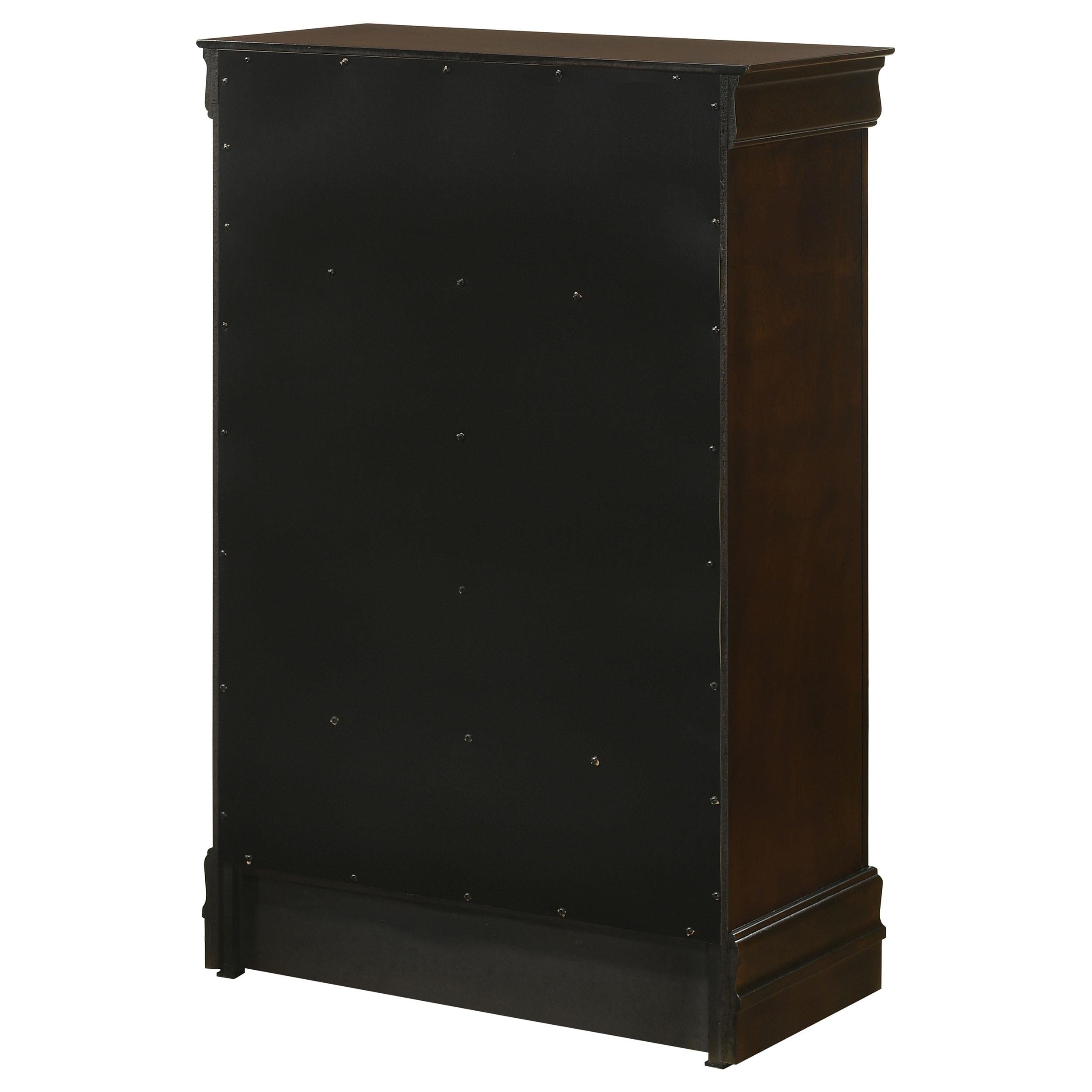  Coaster Furniture Louis Philippe 202415 5-Drawer Bedroom Chest - Cappuccino IMAGE 7