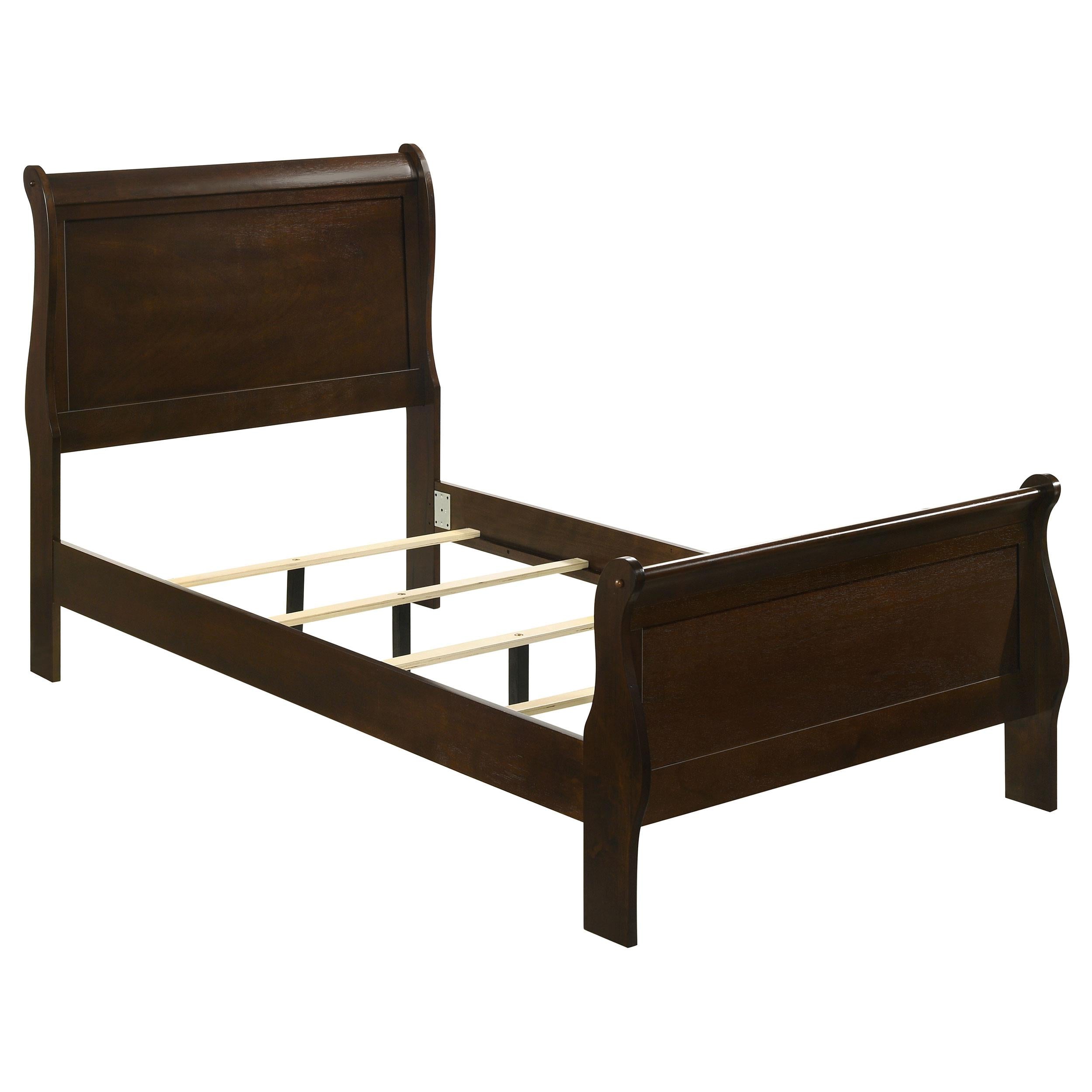  Size_Twin --  Coaster Furniture Louis Philippe Sleigh Bed IMAGE 1