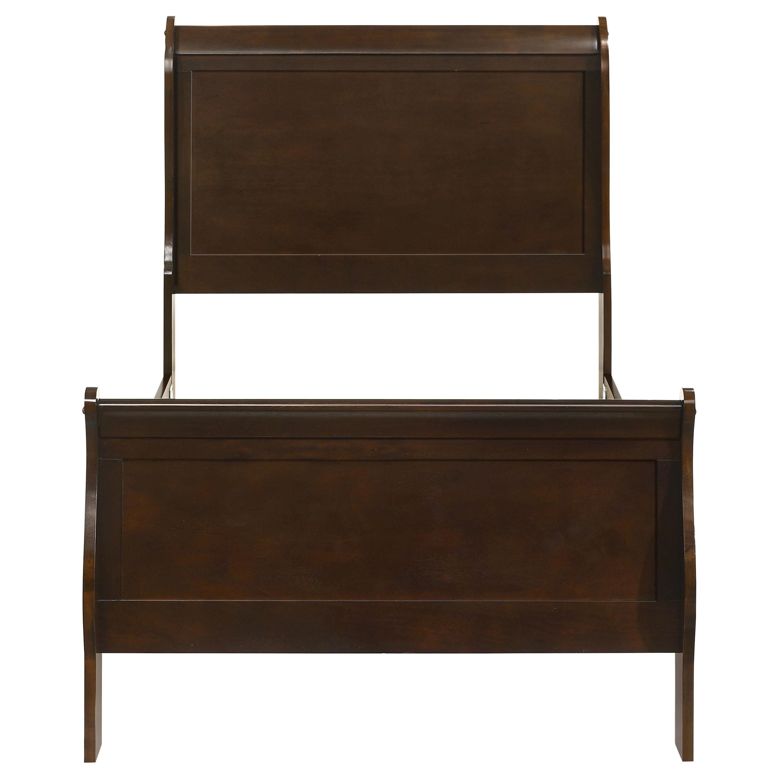  Size_Twin --  Coaster Furniture Louis Philippe Sleigh Bed IMAGE 3