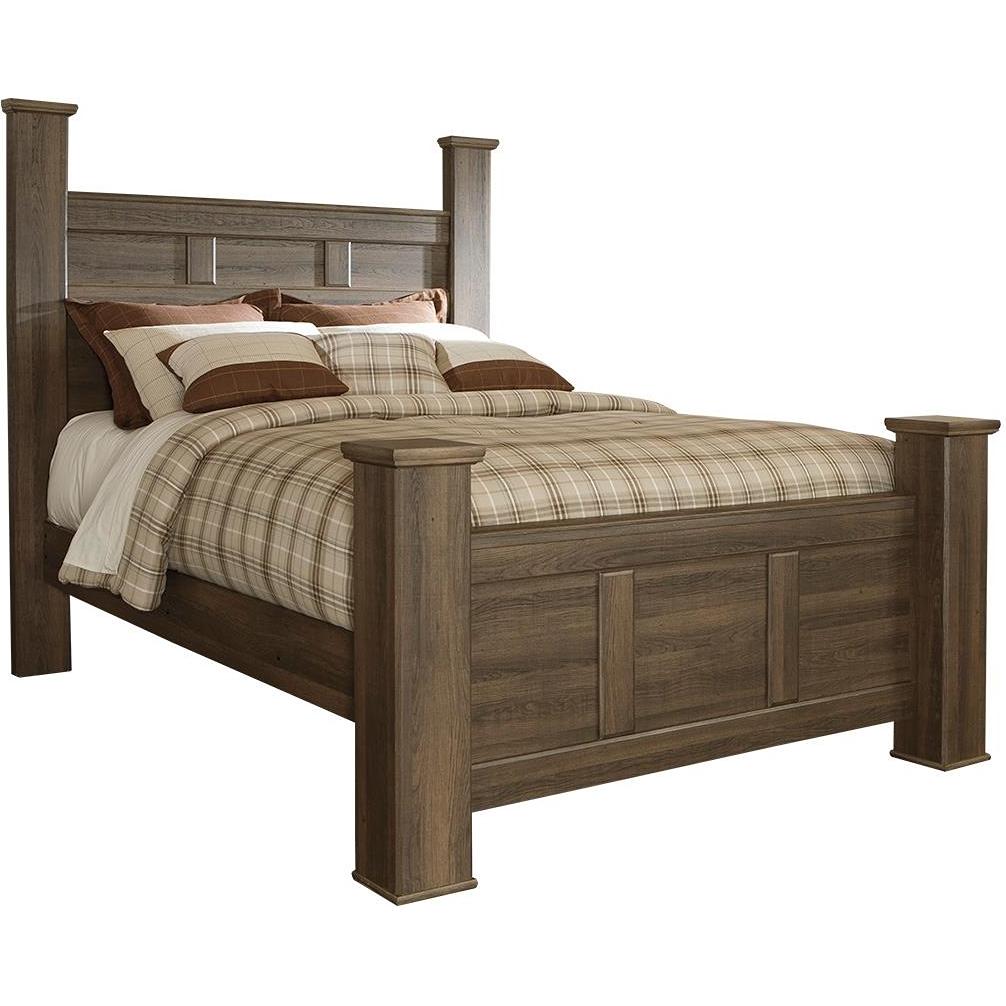  Size_Queen --  Signature Design by Ashley Juararo Poster Bed IMAGE 1