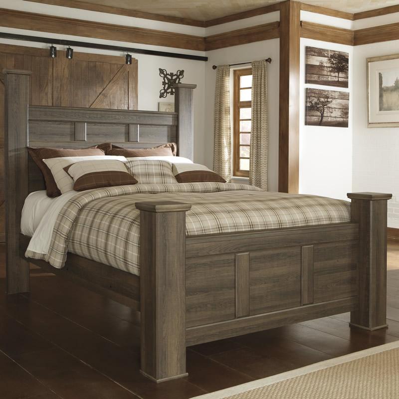  Size_Queen --  Signature Design by Ashley Juararo Poster Bed IMAGE 2