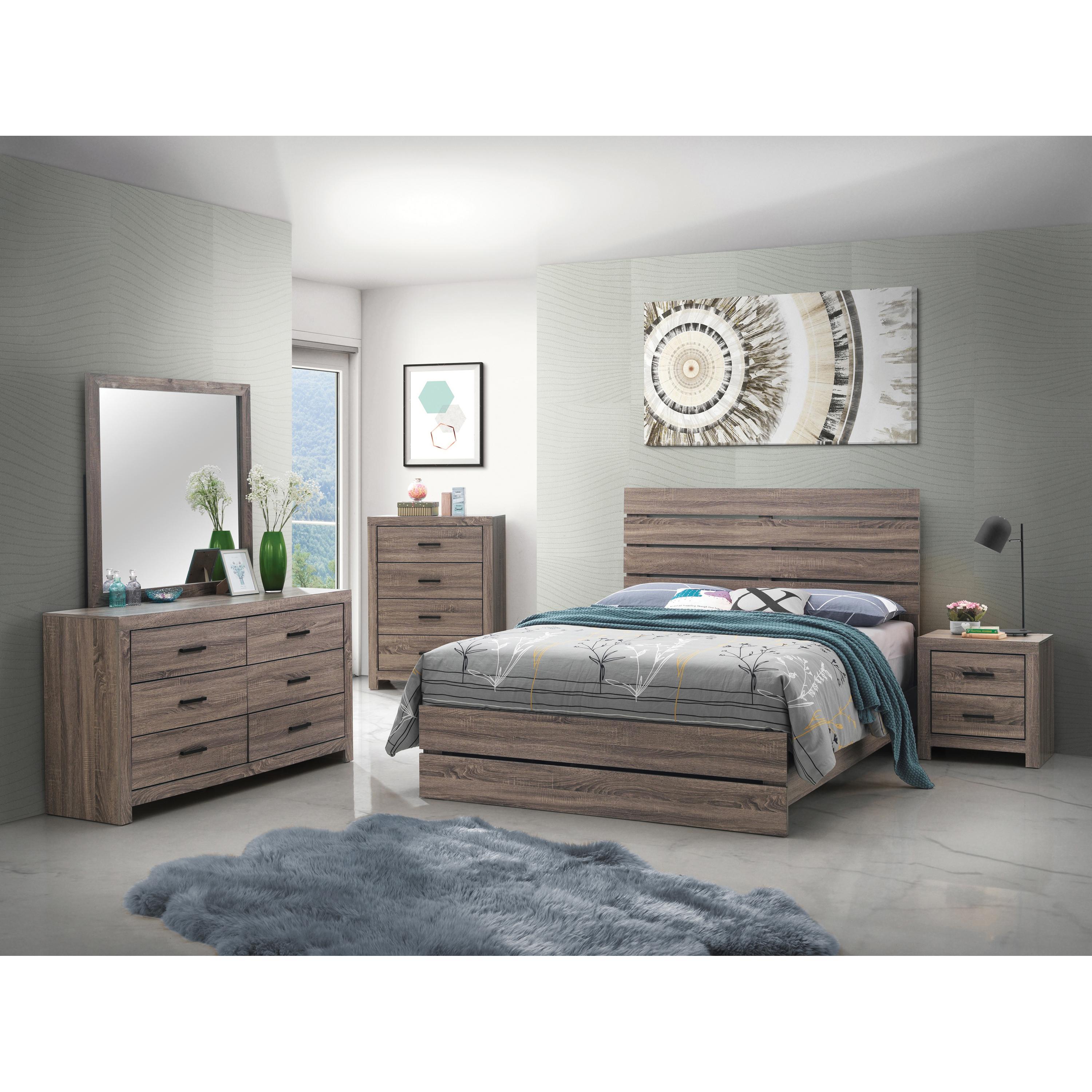  Coaster Furniture Brantford 207041Q 7 pc Queen Panel Bedroom Set IMAGE 1