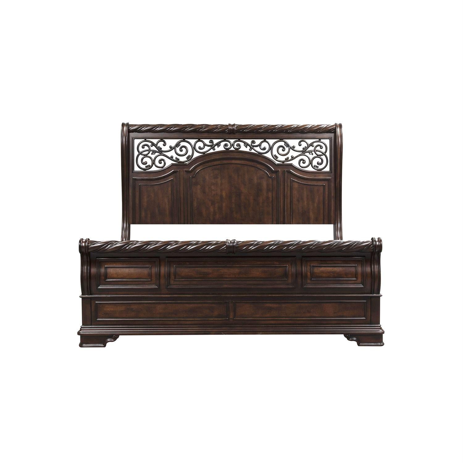  Size_King --  Arbor Place 575-BR-KSL King Sleigh Bed IMAGE 2
