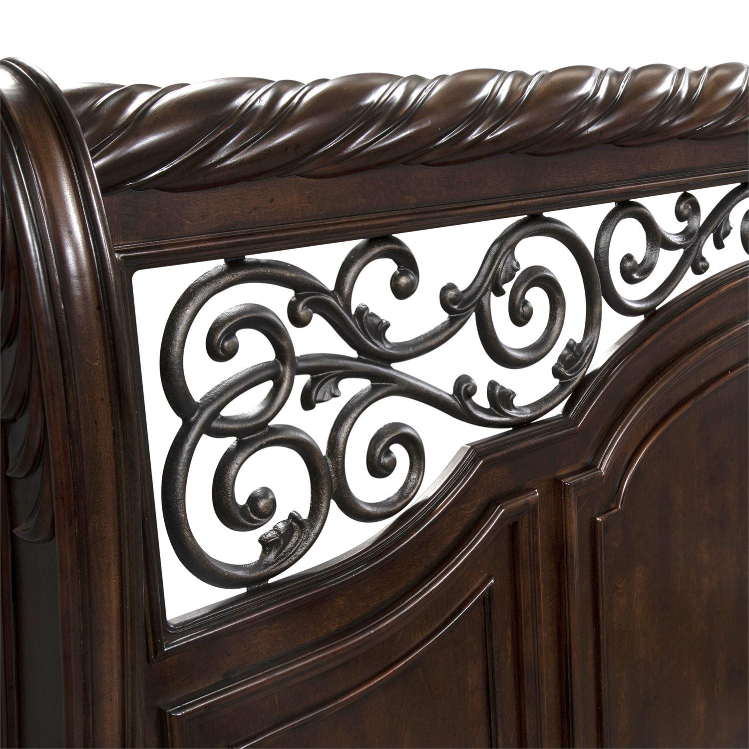  Size_King --  Arbor Place 575-BR-KSL King Sleigh Bed IMAGE 9