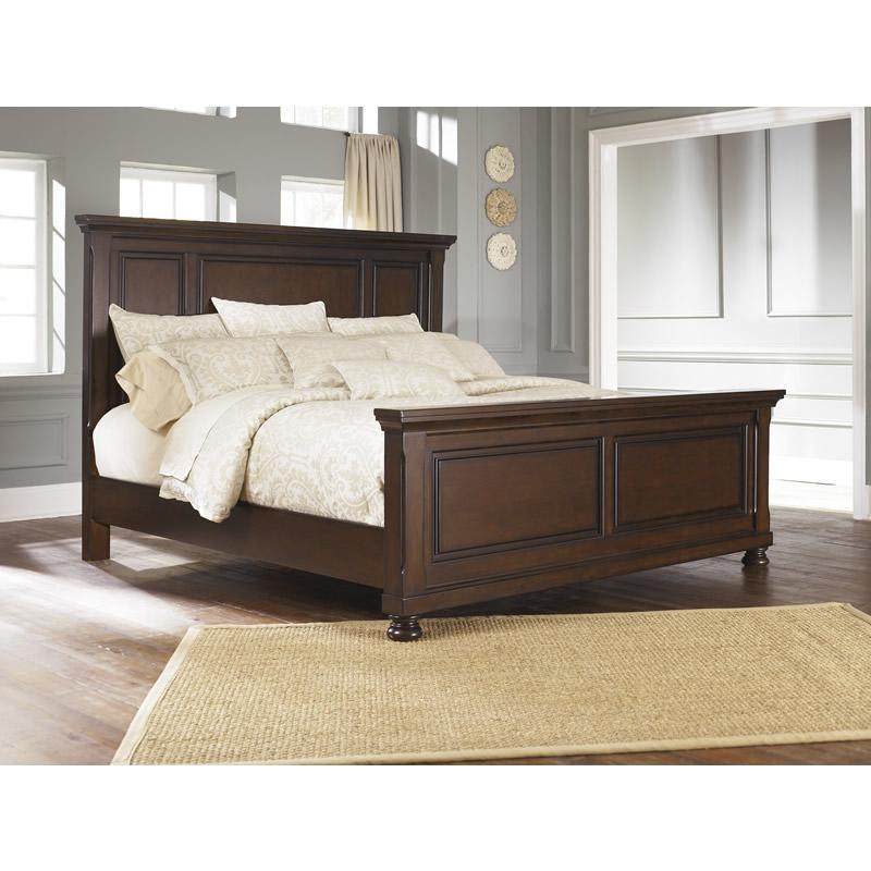  Size_California King --  Porter B697B12 California King Panel Bed IMAGE 1
