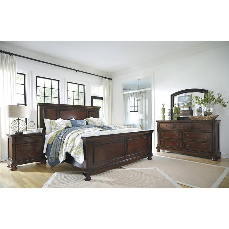  Size_California King --  Porter B697B12 California King Panel Bed IMAGE 3