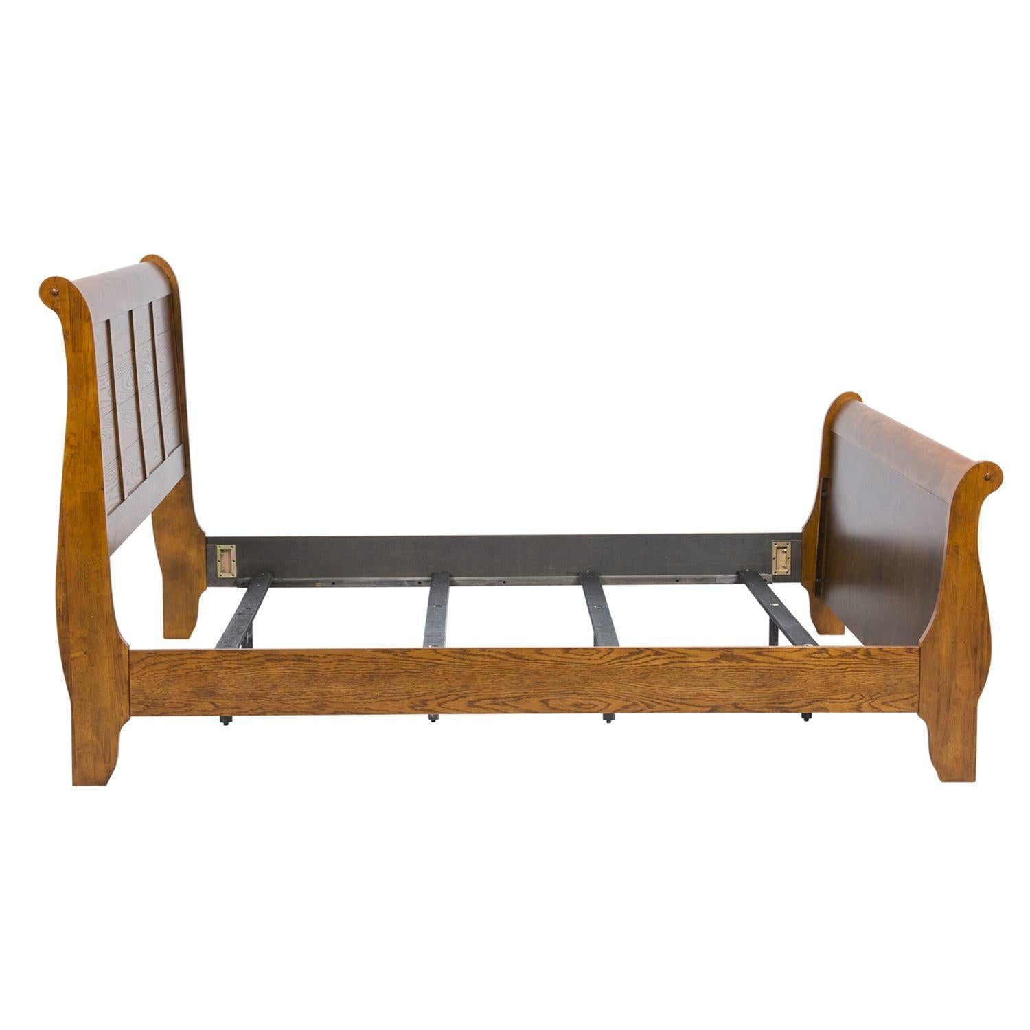  Size_Queen --  Liberty Furniture Industries Inc. Grandpa's Cabin Sleigh Bed IMAGE 3