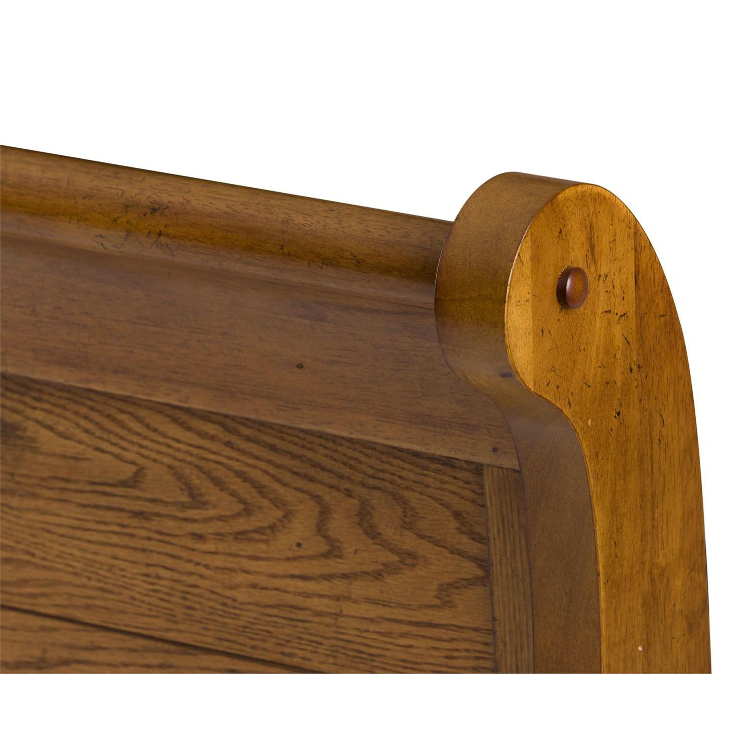  Size_Queen --  Liberty Furniture Industries Inc. Grandpa's Cabin Sleigh Bed IMAGE 4