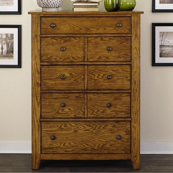Liberty Furniture Industries Inc. Grandpa's Cabin 5-Drawer Chest 175-BR41