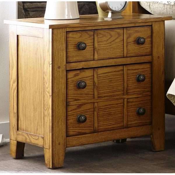 Liberty Furniture Industries Inc. Grandpa's Cabin 2-Drawer Nightstand 175-BR61