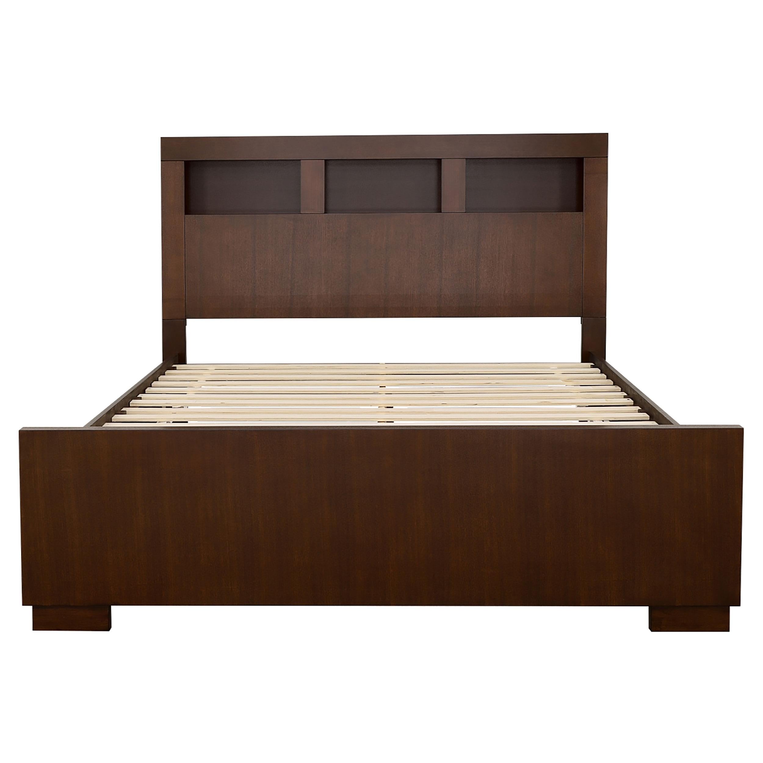  Size_Queen --  Coaster Furniture Jessica Bookcase Bed with Storage IMAGE 2