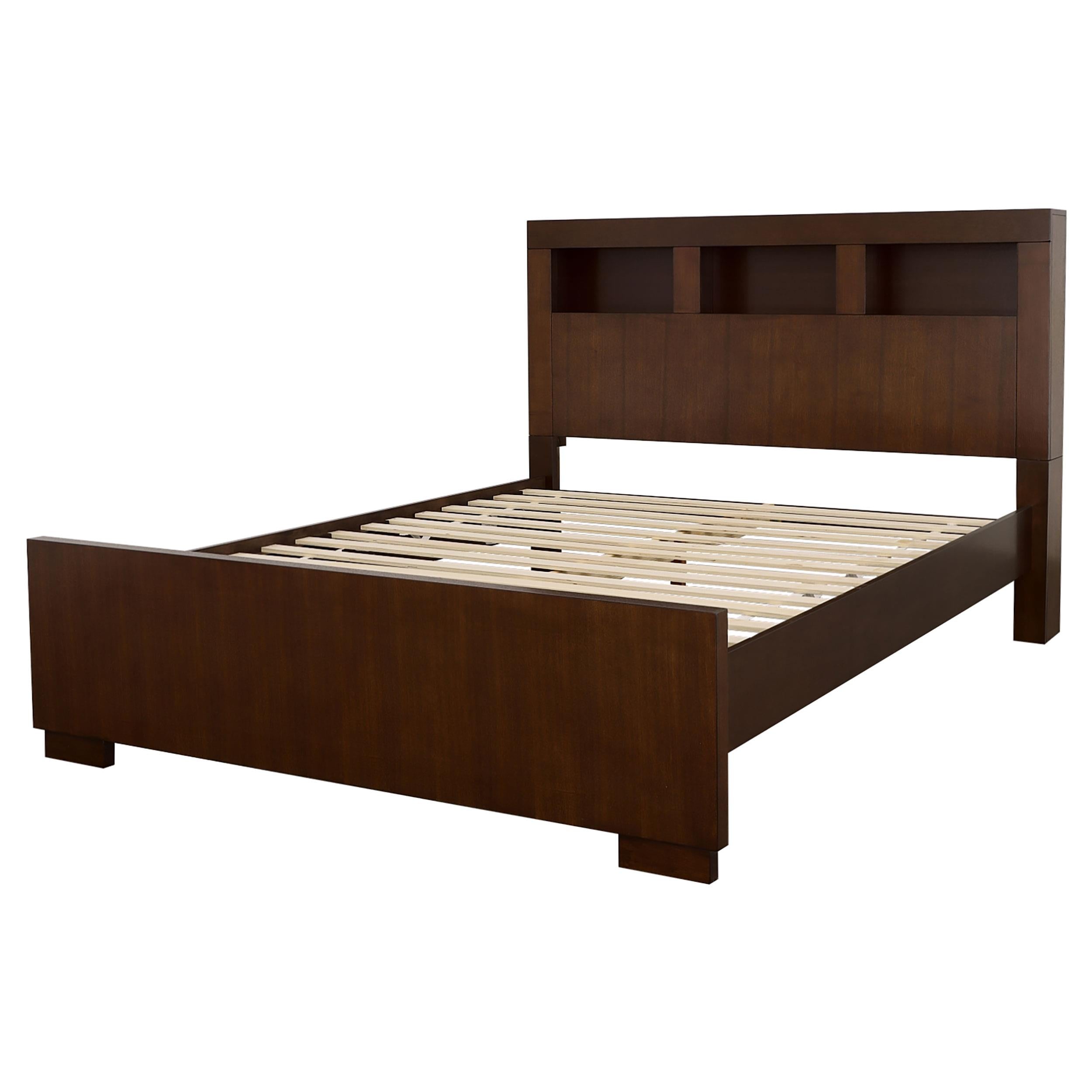  Size_Queen --  Coaster Furniture Jessica Bookcase Bed with Storage IMAGE 3