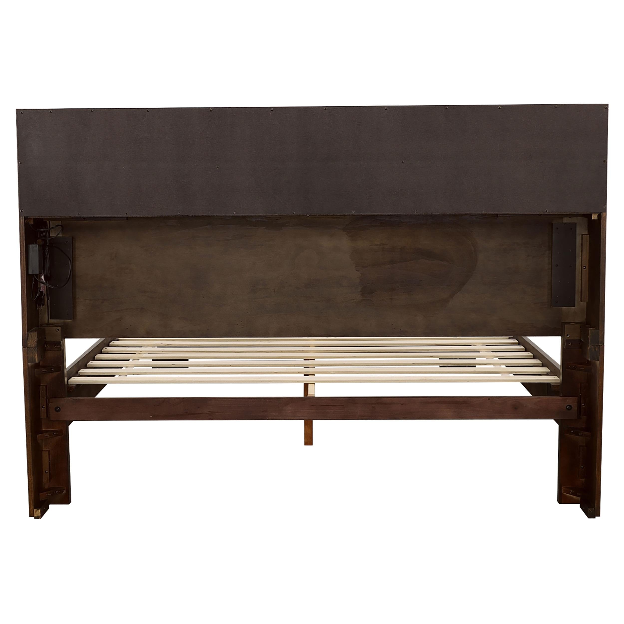  Size_Queen --  Coaster Furniture Jessica Bookcase Bed with Storage IMAGE 5