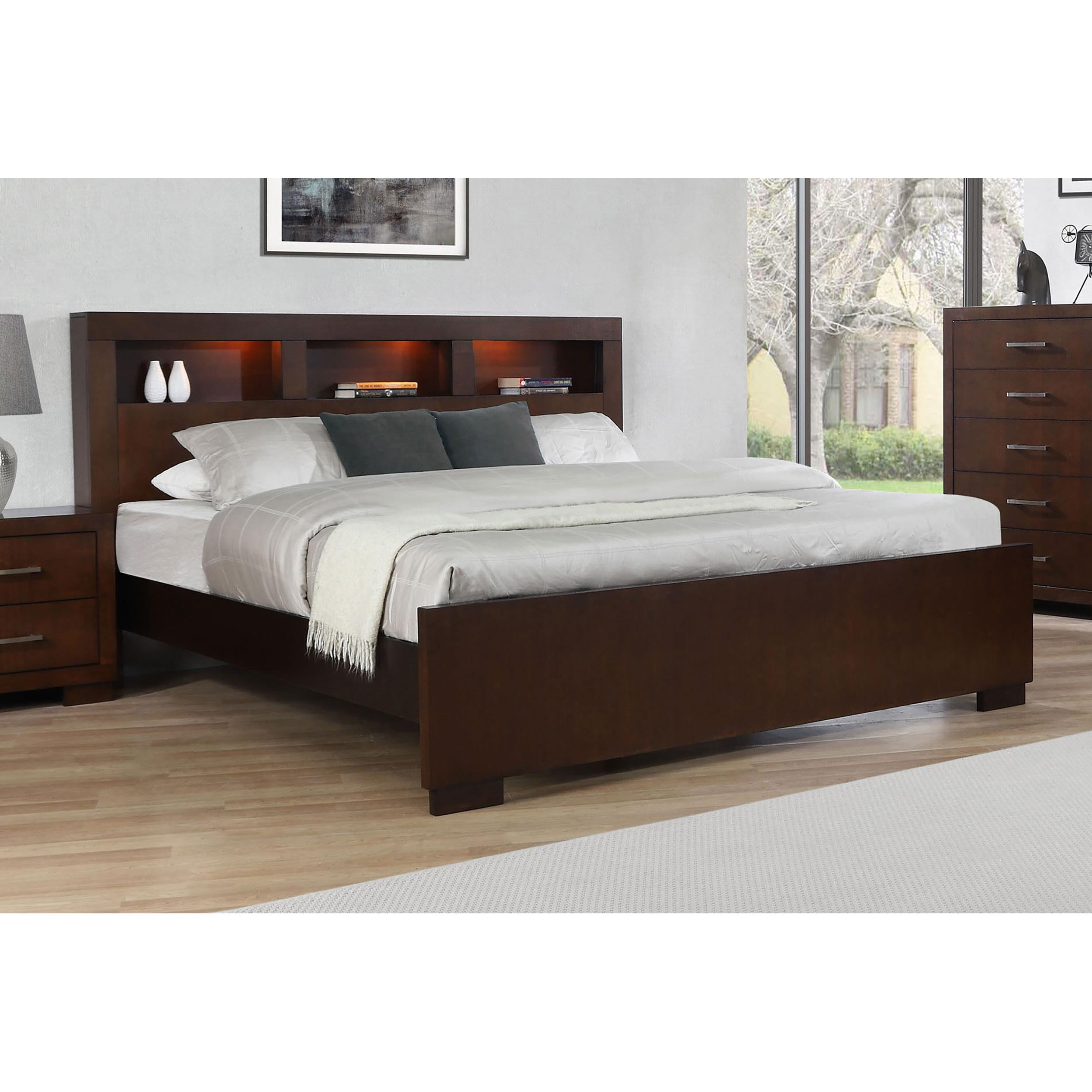  Size_Queen --  Coaster Furniture Jessica Bookcase Bed with Storage IMAGE 6