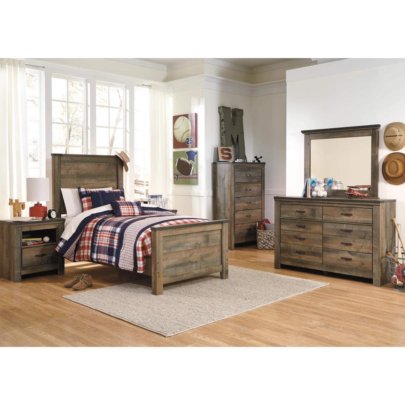  Signature Design by Ashley Trinell 1-Drawer Kids Nightstand B446-91 IMAGE 4
